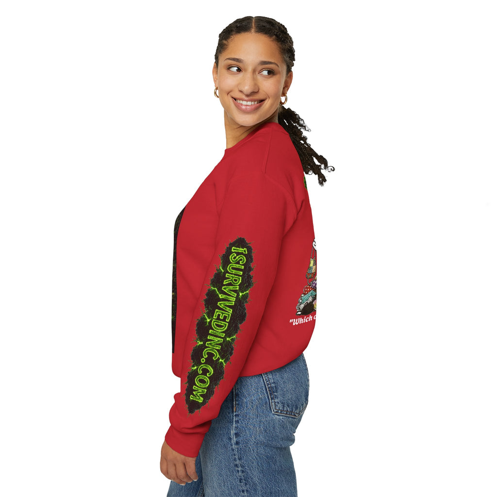 I Survived 2020 — PANDEMIC S1:E4: "Mask Madness" Unisex Heavy Blend™ Crewneck Sweatshirt