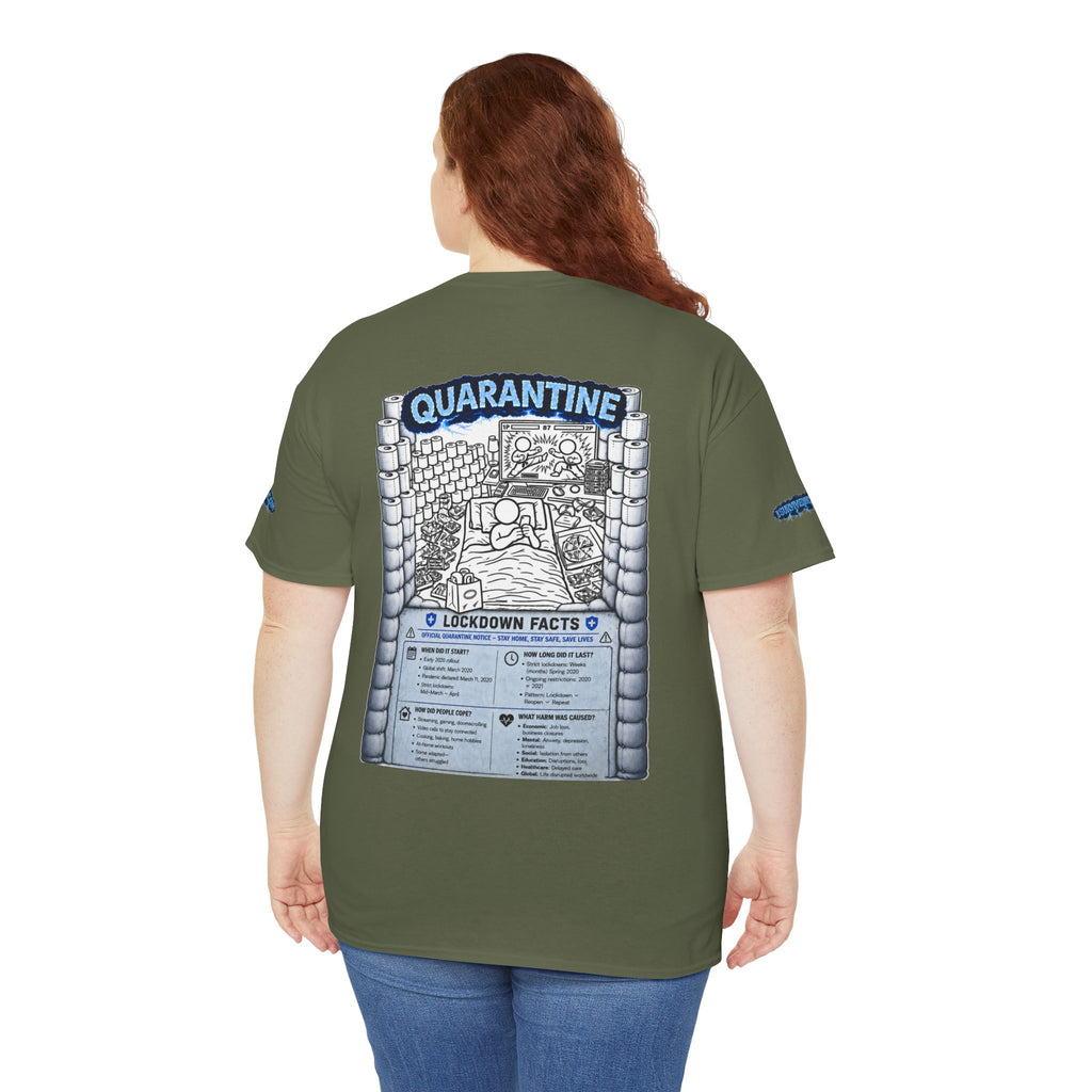 I Survived 2020 — LOCKDOWN S3:E1: Special Edition "Quarantine" Unisex Heavy Cotton Tee