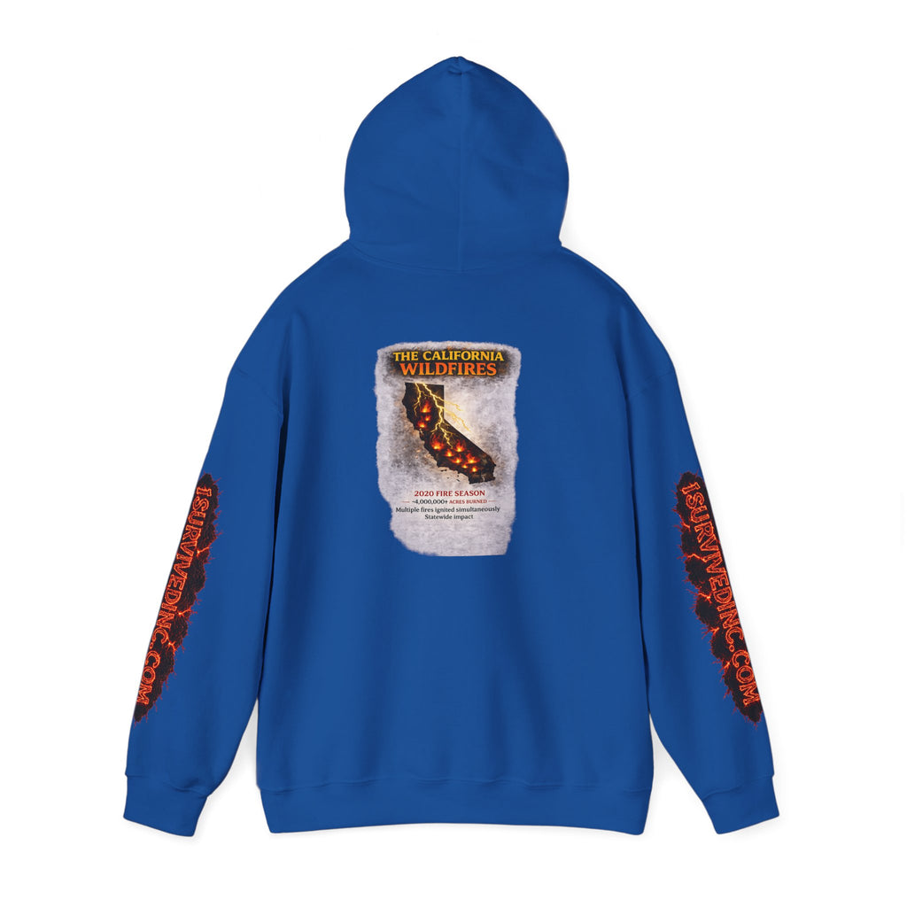 I Survived 2020 — S2:E3 "The California Wildfires" | Wildfire Edition Memorial Hoodie Sweatshirt