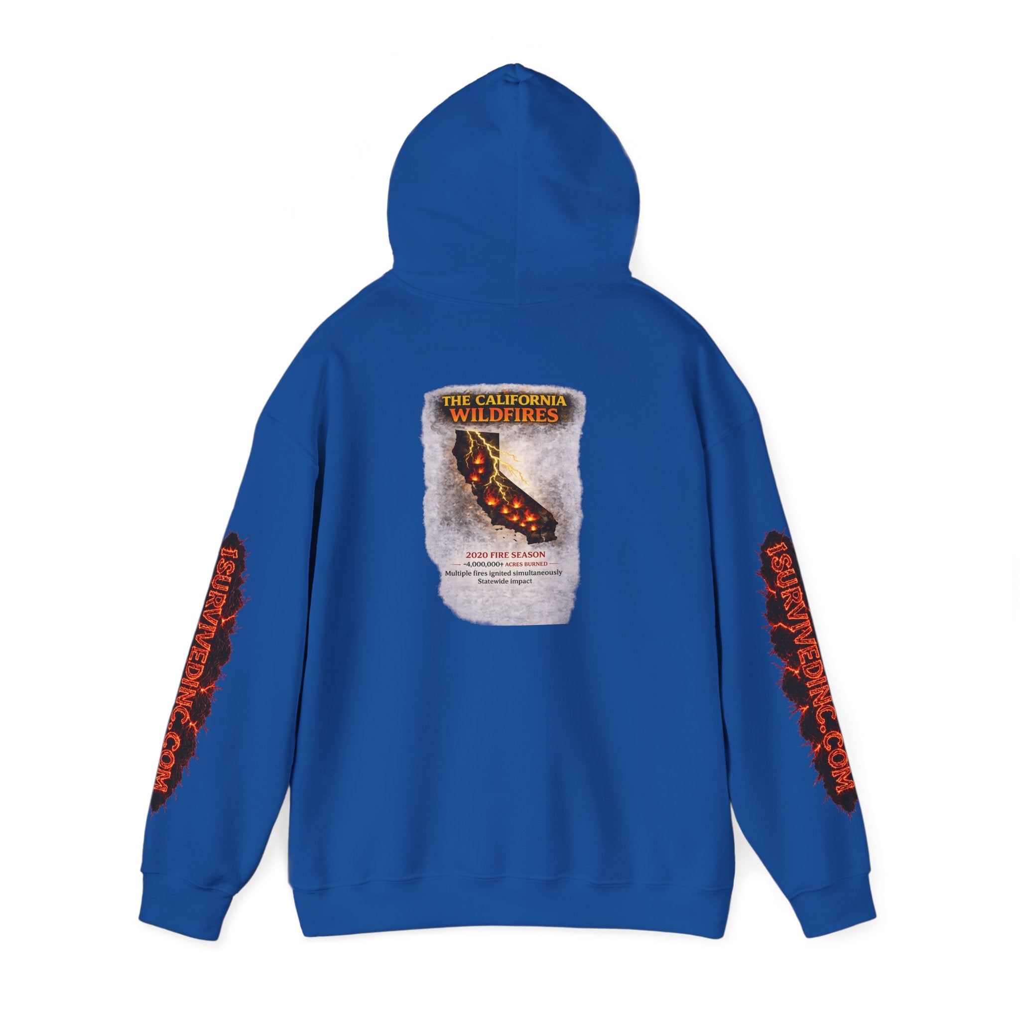 I Survived 2020 — S2:E3 "The California Wildfires" | Wildfire Edition Memorial Hoodie Sweatshirt