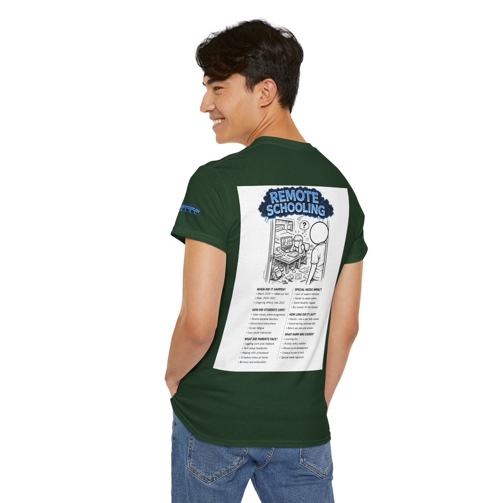 I Survived 2020 — S3:E3 "Remote Schooling" | Lockdown Edition Documentary Unisex Heavy Cotton Tee (SPECIAL EDITION)