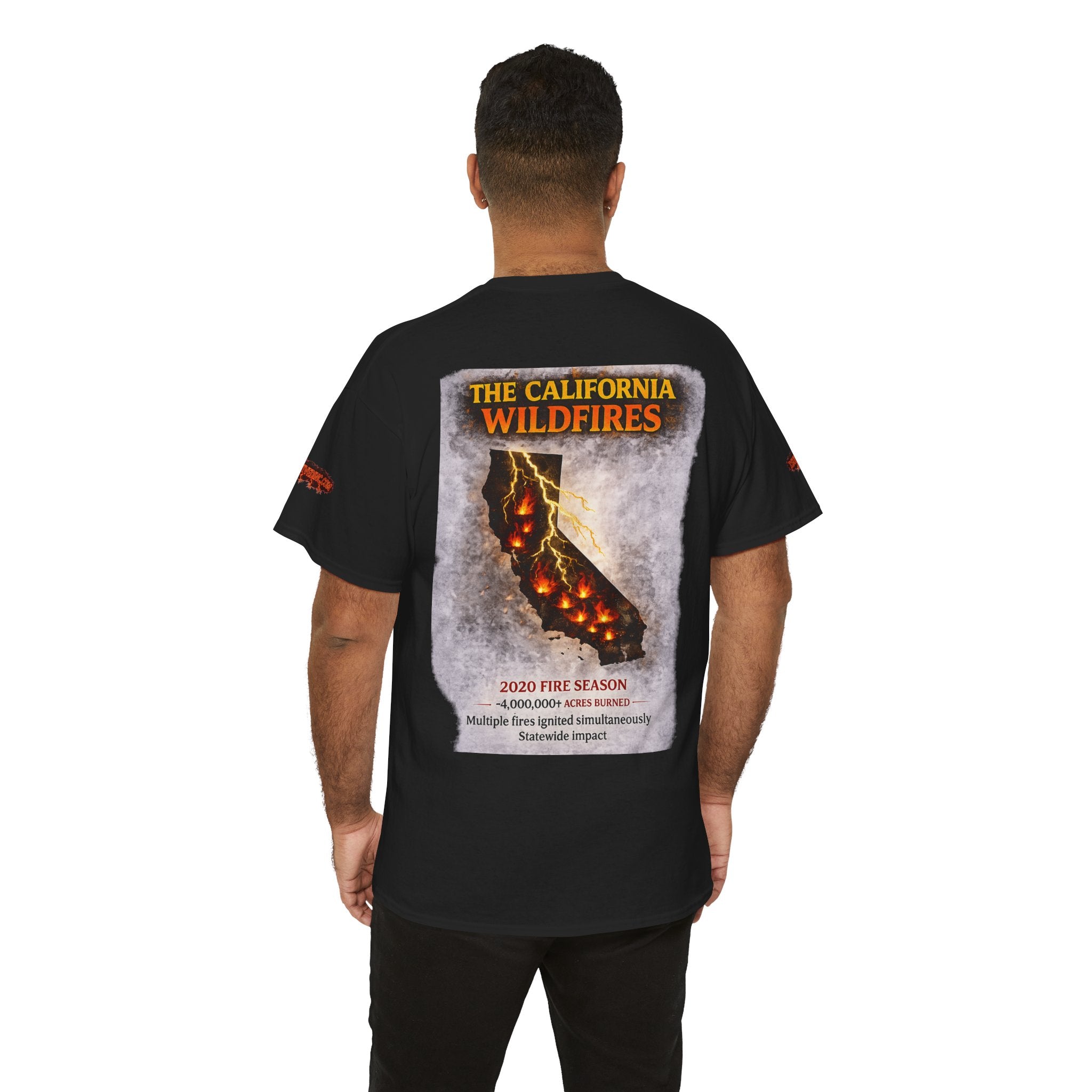 I Survived 2020 — Director's Cut S2:E3 "The California Wildfires" | Wildfire Edition Memorial Unisex Heavy Cotton Tee (SPECIAL EDITION)