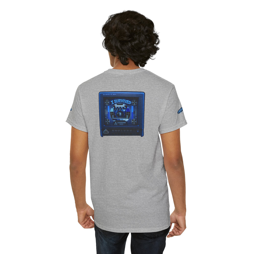 I Survived 2020 — "Please Stand By" Test Pattern Tee Lockdown Special Edition Summer Exclusive Unisex Heavy Cotton Tee