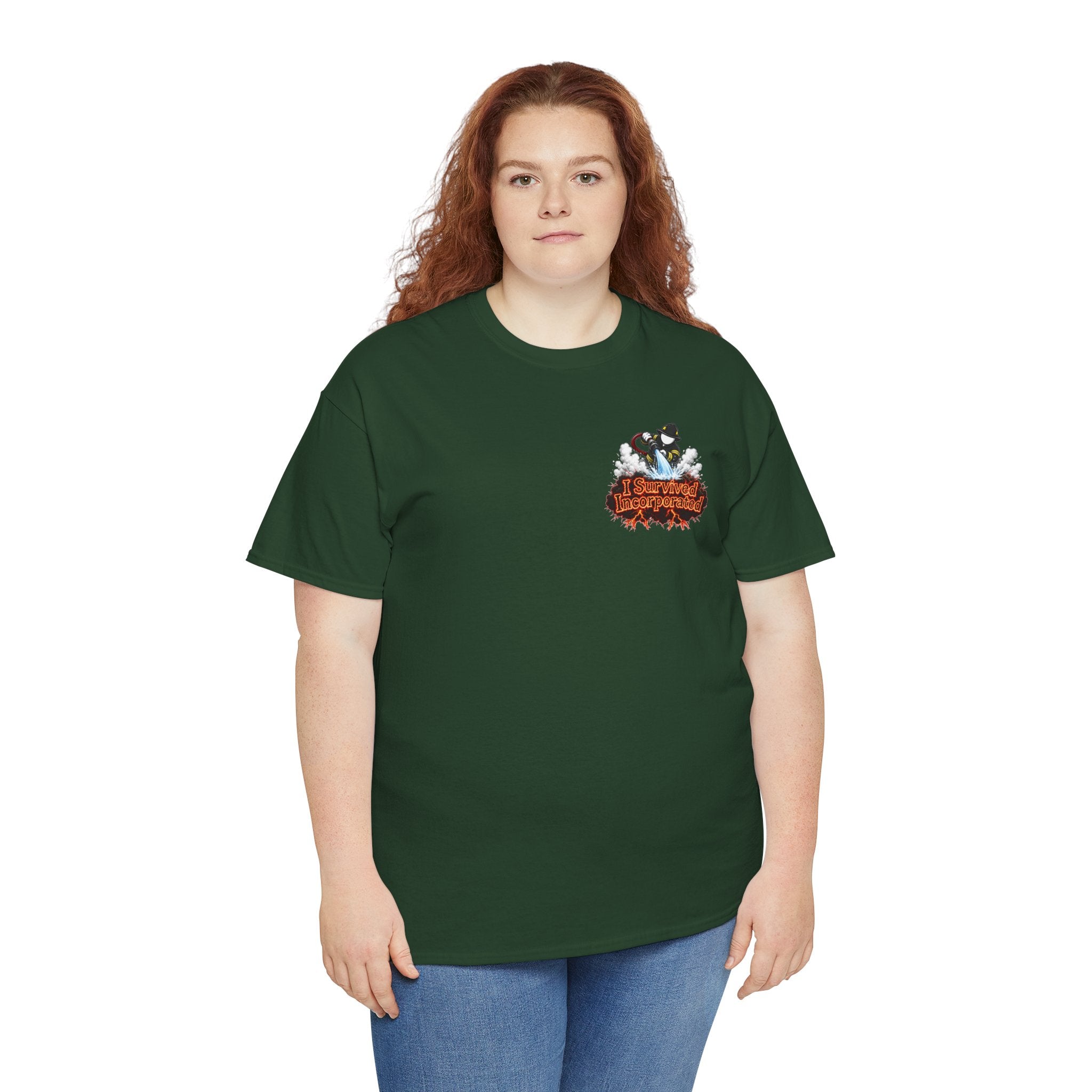 I Survived 2020 — "Please Stand By" Test Pattern Tee Wildfire Signal Edition Summer Premiere Unisex Heavy Cotton Tee