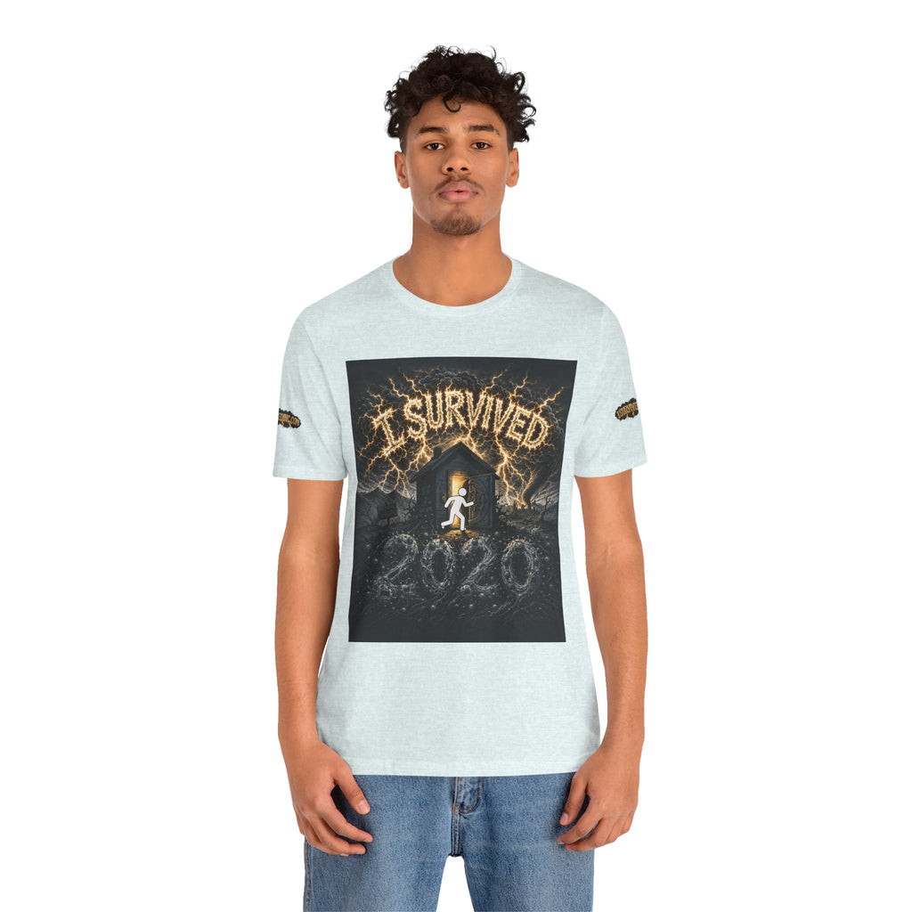 I Survived 2020 — Original Design Teaser Tee | Season 1 Premiere Drop Unisex Jersey Short Sleeve Tee