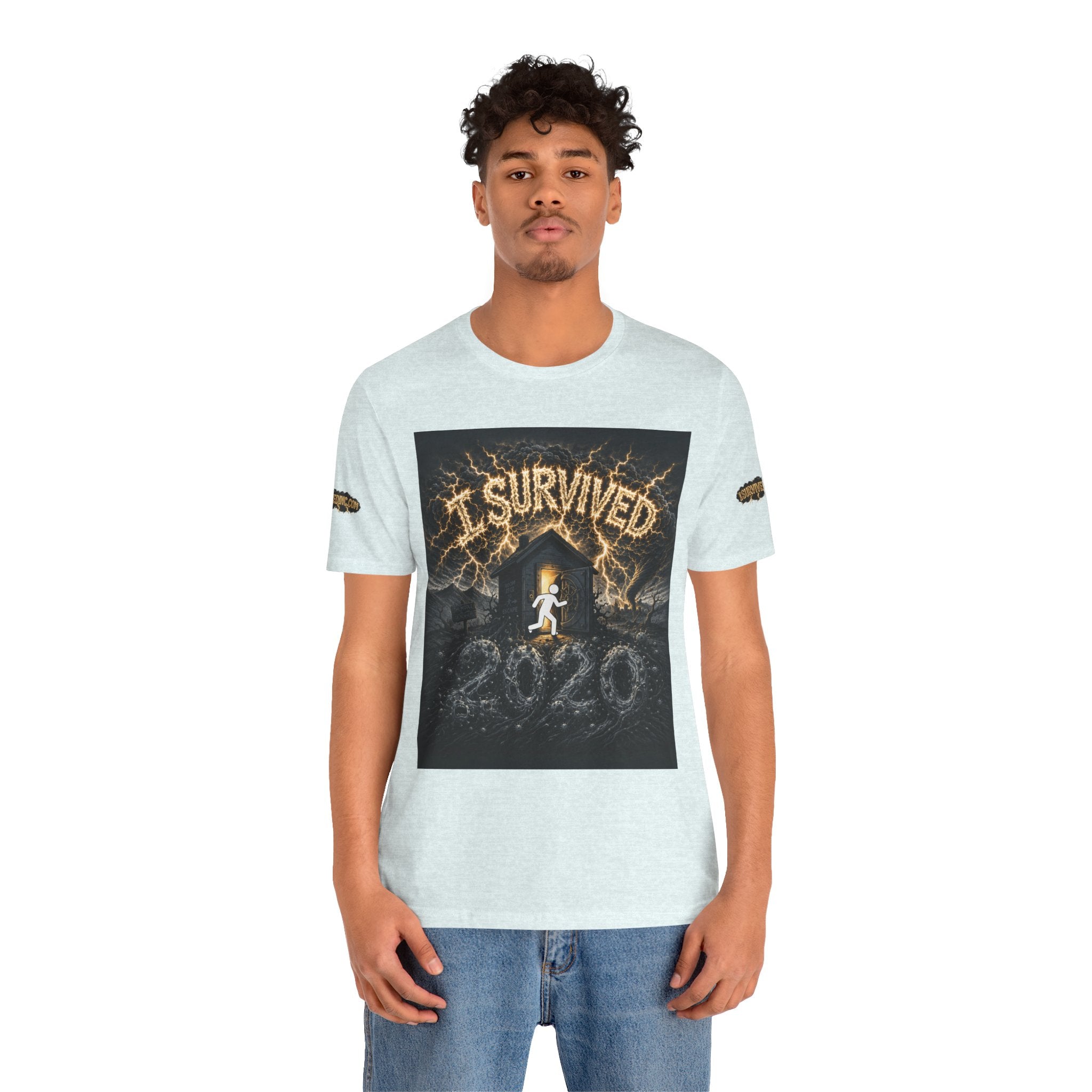 I Survived 2020 — Original Design Teaser Tee | Season 1 Premiere Drop Unisex Jersey Short Sleeve Tee