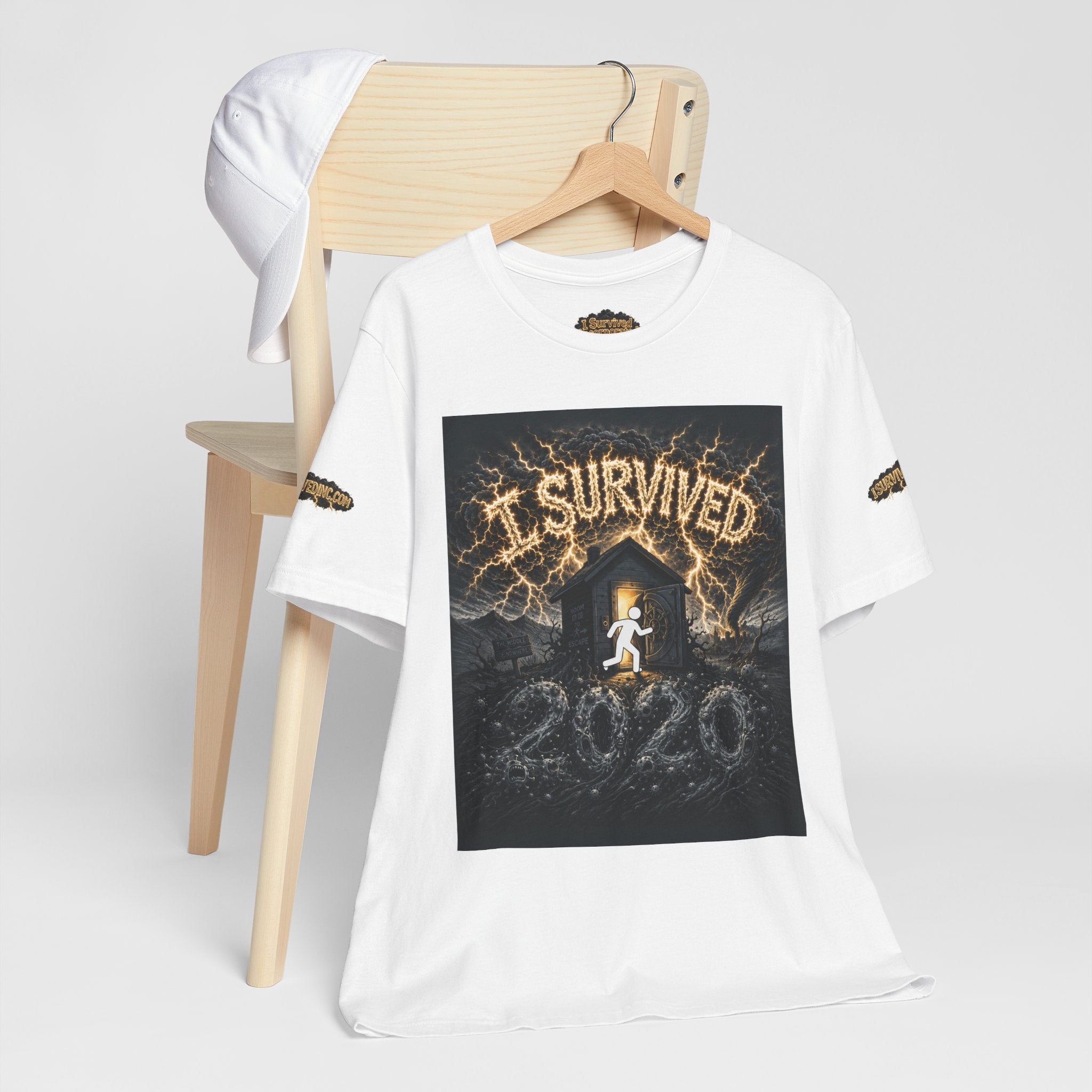 I Survived 2020 — Original Design Teaser Tee | Season 1 Premiere Drop Unisex Jersey Short Sleeve Tee