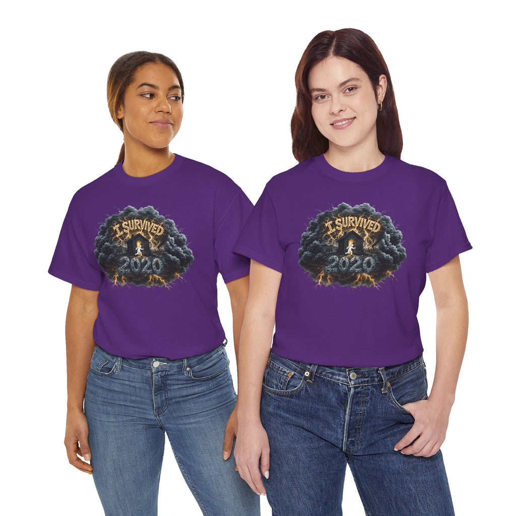 I Survived 2020 — Director's Cut Original Design Teaser Tee | Season 1 Premiere Drop Unisex Heavy Cotton Tee