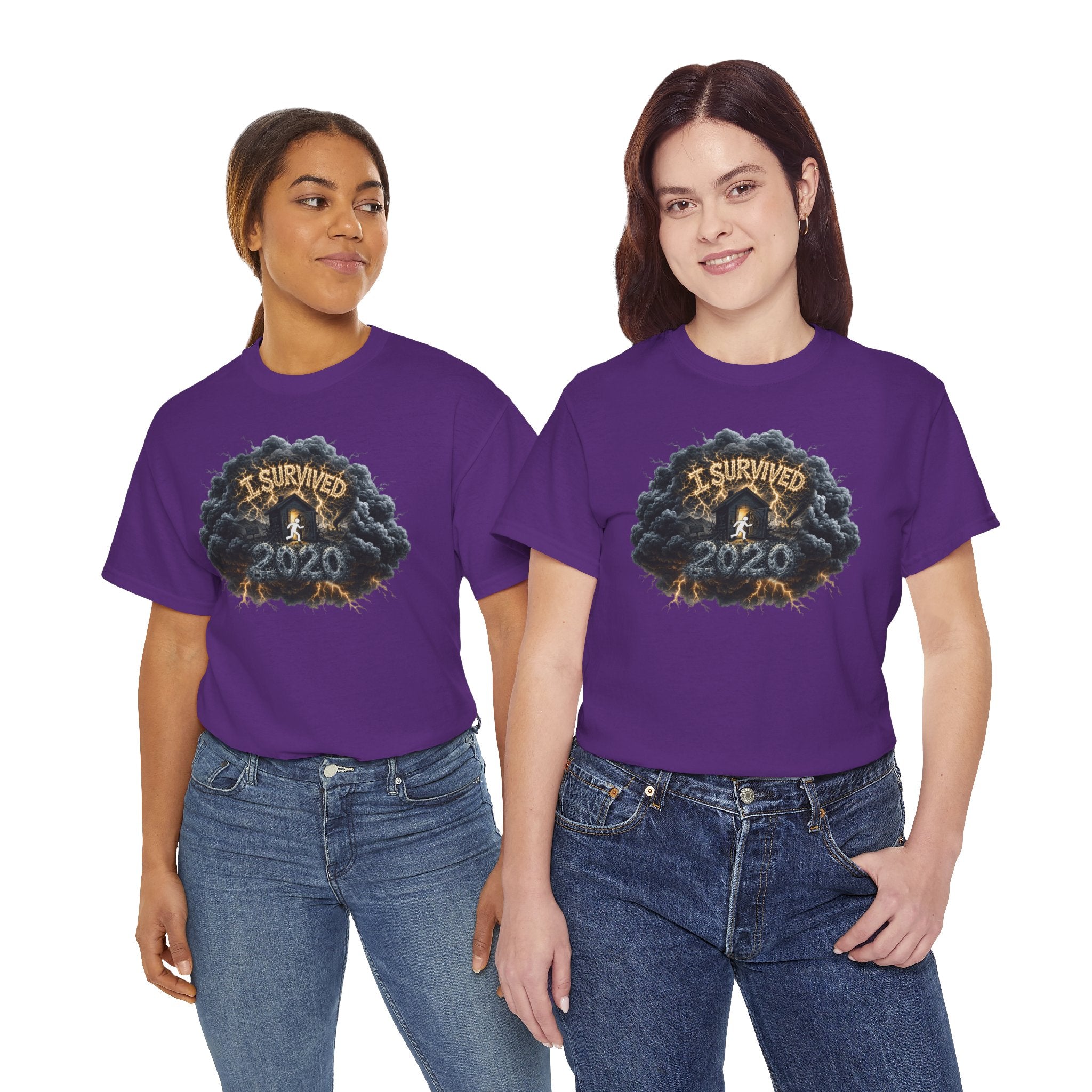 I Survived 2020 — Director's Cut Original Design Teaser Tee | Season 1 Premiere Drop Unisex Heavy Cotton Tee