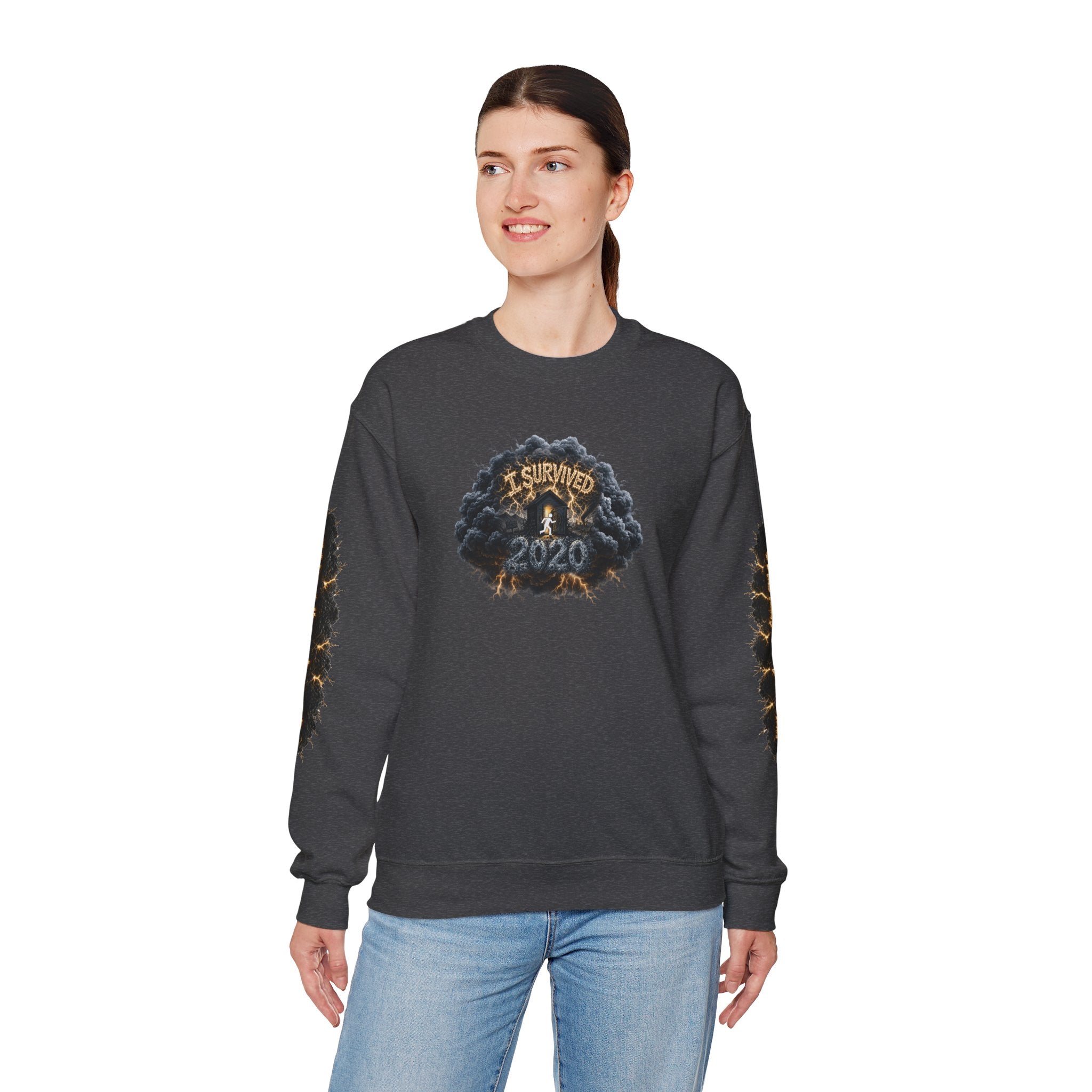 I Survived 2020 — Original PILOT Design: Director's Cut Special Edition Unisex Heavy Blend™ Crewneck Sweatshirt