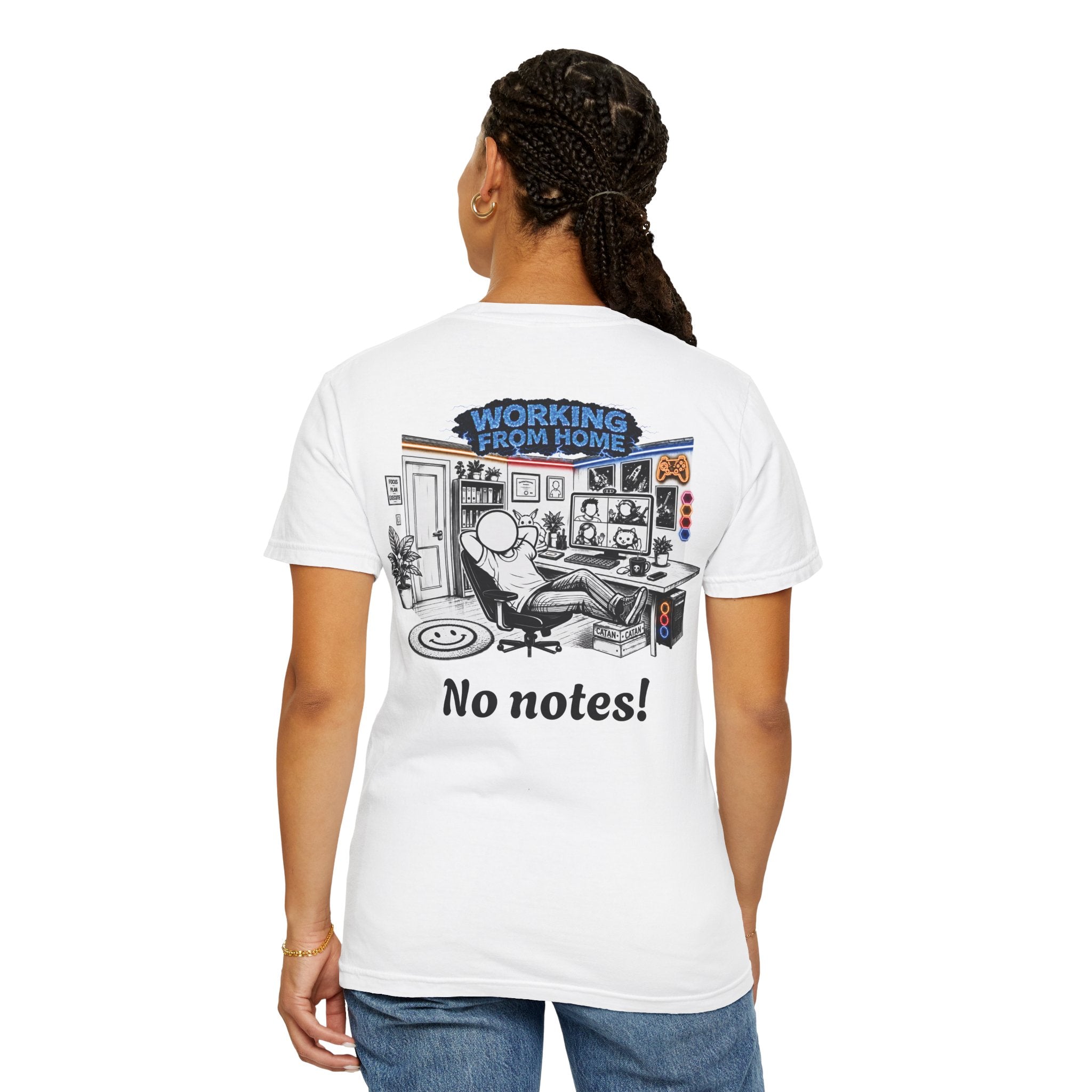 I Survived 2020 — LOCKDOWN S3:E4: "Working From Home" Unisex Garment-Dyed T-shirt