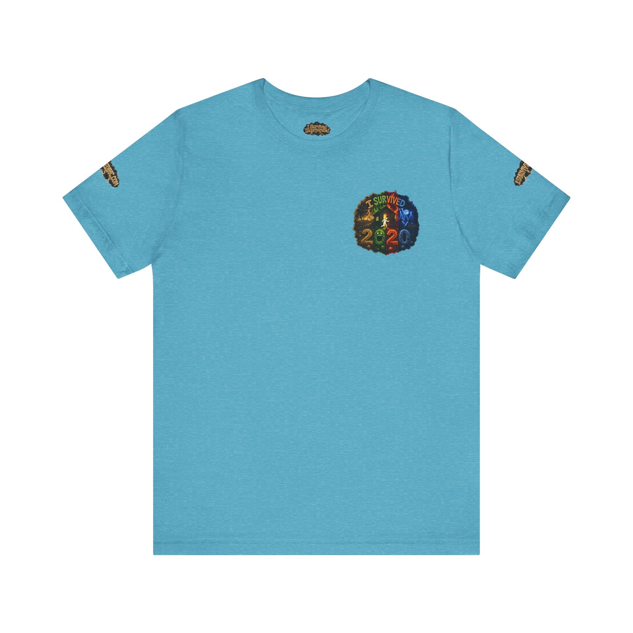 I Survived 2020 — "No Signal" Test Pattern Tee Alien Broadcast Finale Summer Premiere Unisex Jersey Short Sleeve Tee