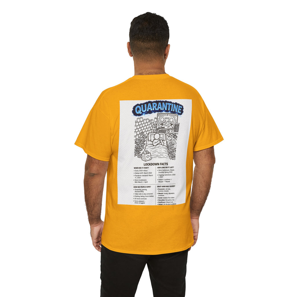 Copy of  I Survived 2020 — S3:E1 "Quarantine" | Lockdown Edition Documentary Unisex Heavy Cotton Tee