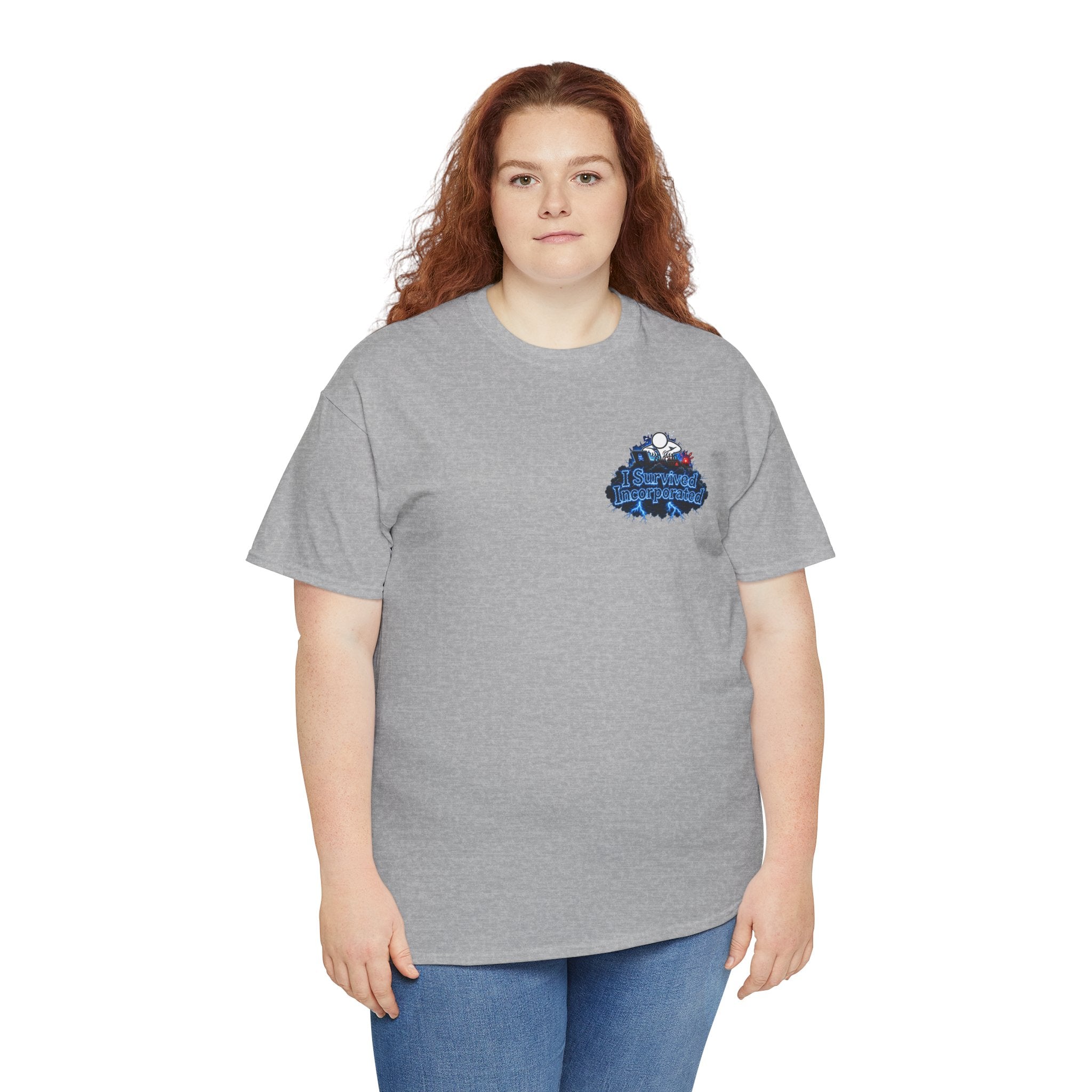 I Survived 2020 — "Please Stand By" Test Pattern Tee Lockdown Surveillance Edition Summer Exclusive Unisex Heavy Cotton Tee