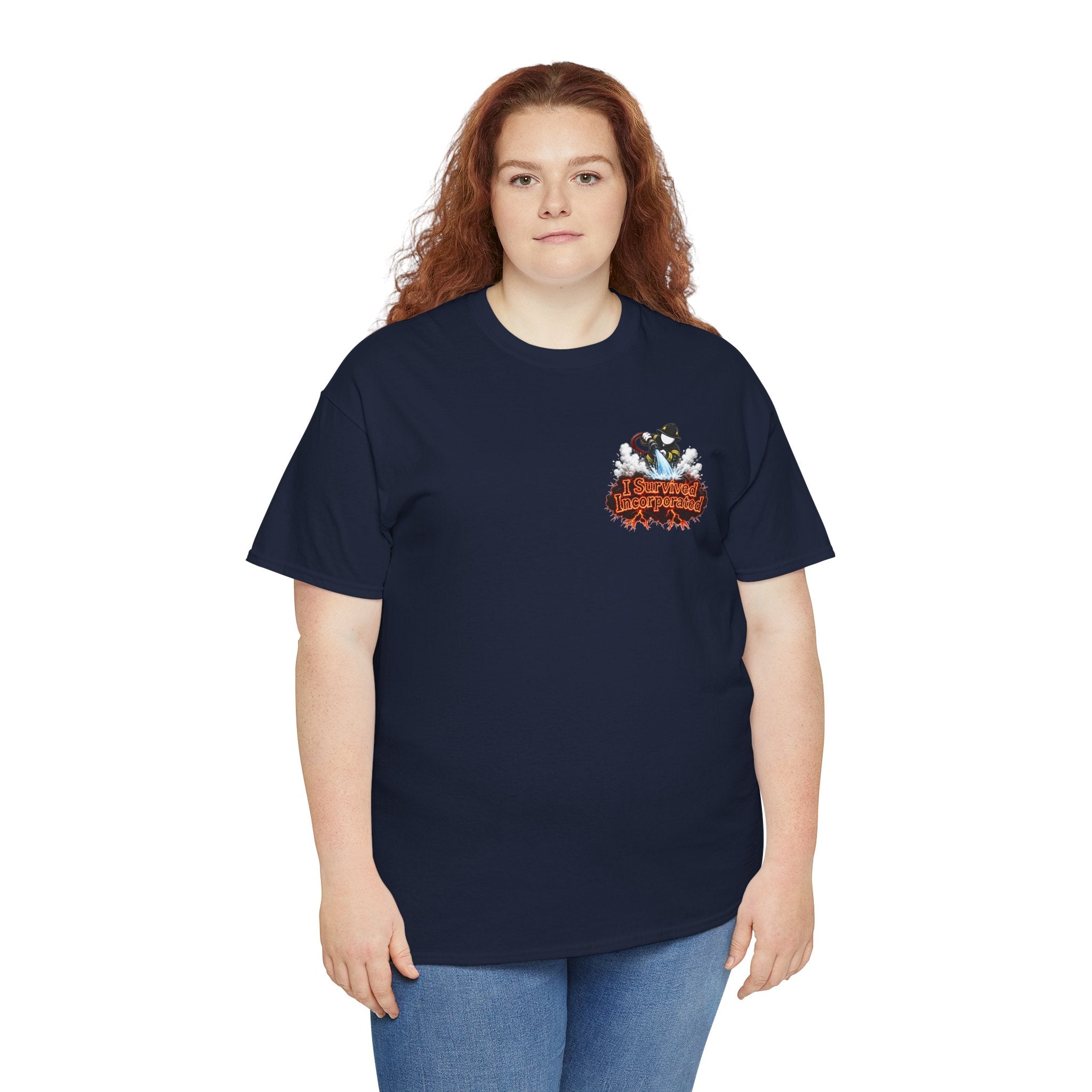 I Survived 2020 — "Please Stand By" Test Pattern Tee Wildfire Signal Edition Summer Premiere Unisex Heavy Cotton Tee