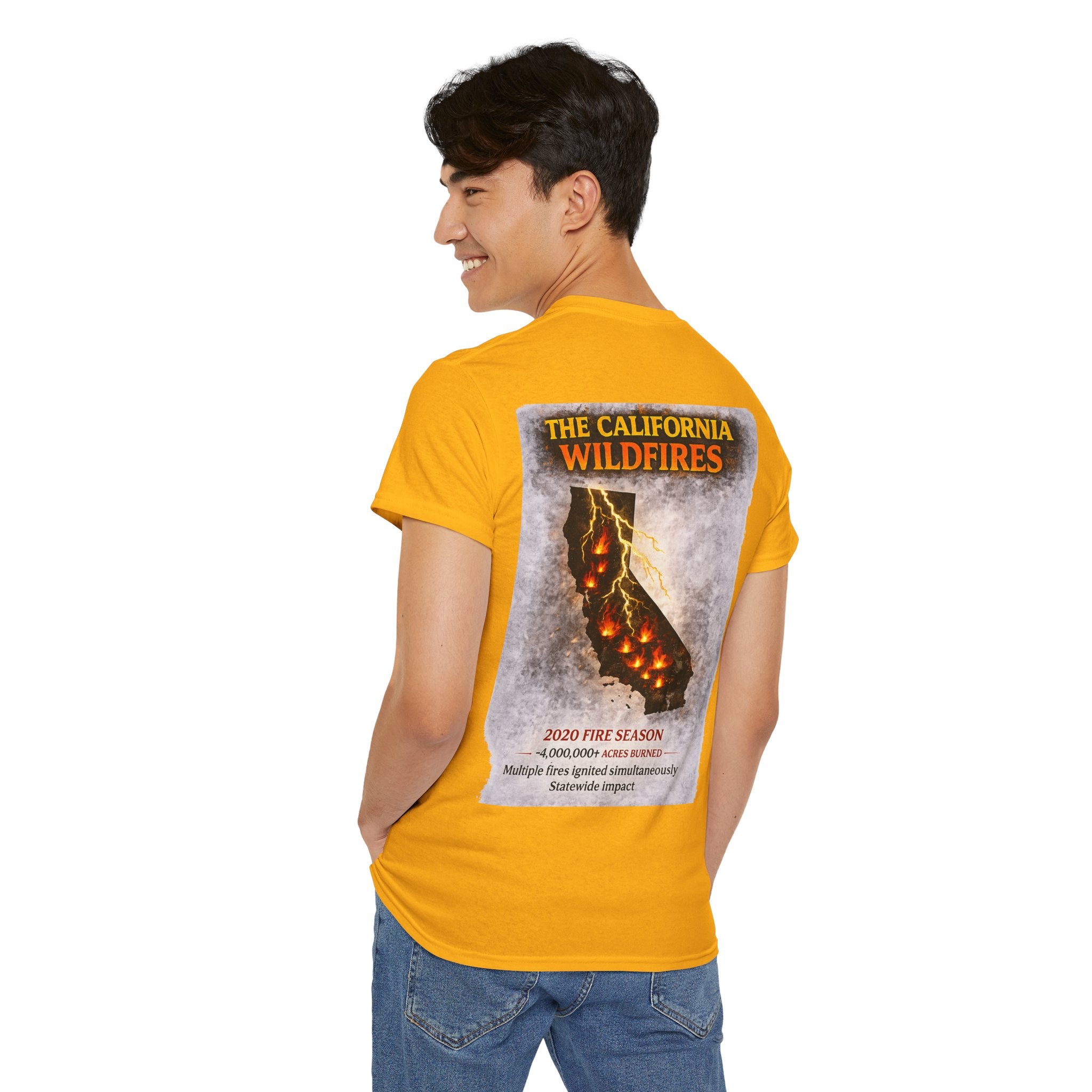 I Survived 2020 — WILDFIRES S2:E3: "The California Wildfires" Unisex Heavy Cotton Tee