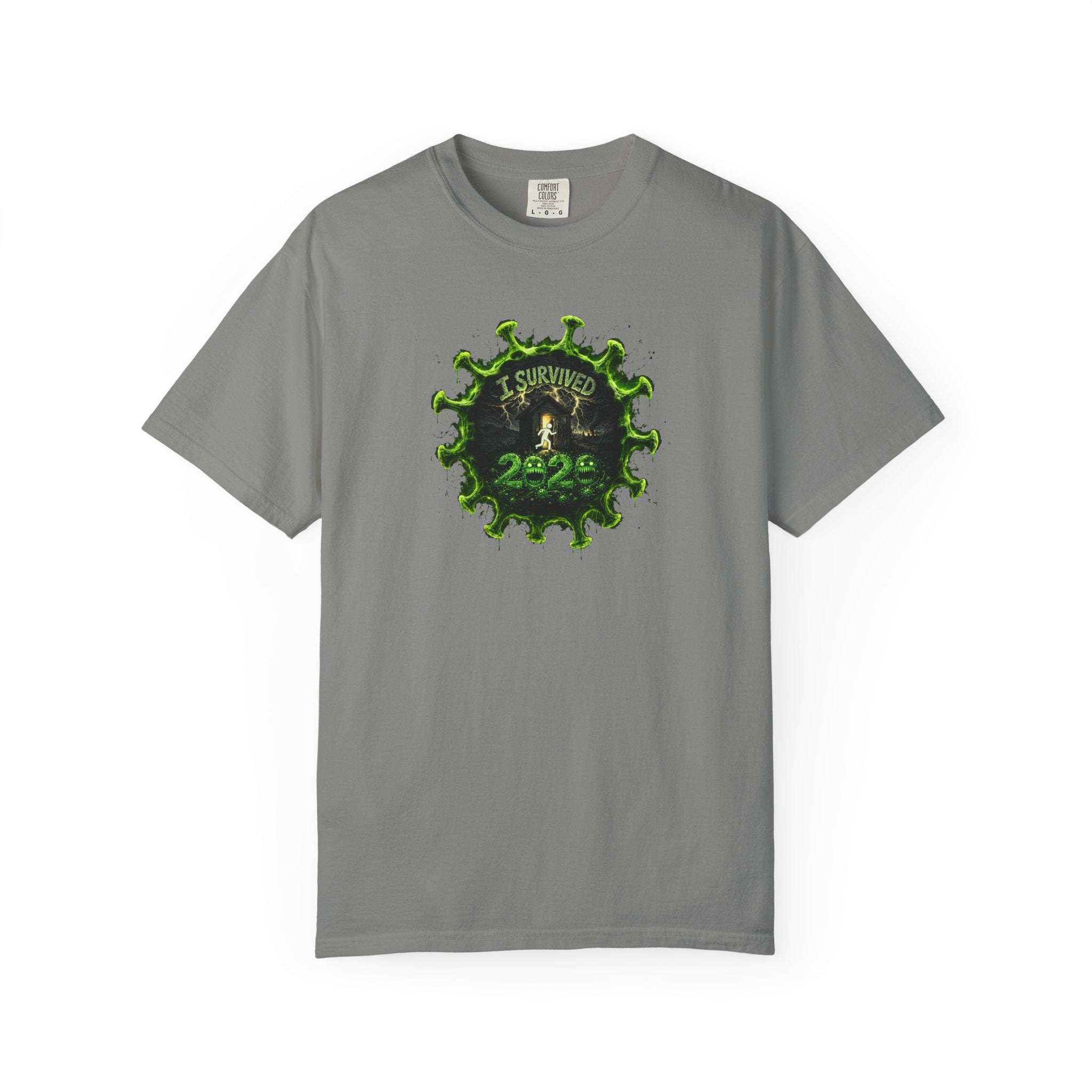 I Survived 2020 — PANDEMIC S1:E3: Director's Cut "The Jab!" Unisex Garment-Dyed T-shirt