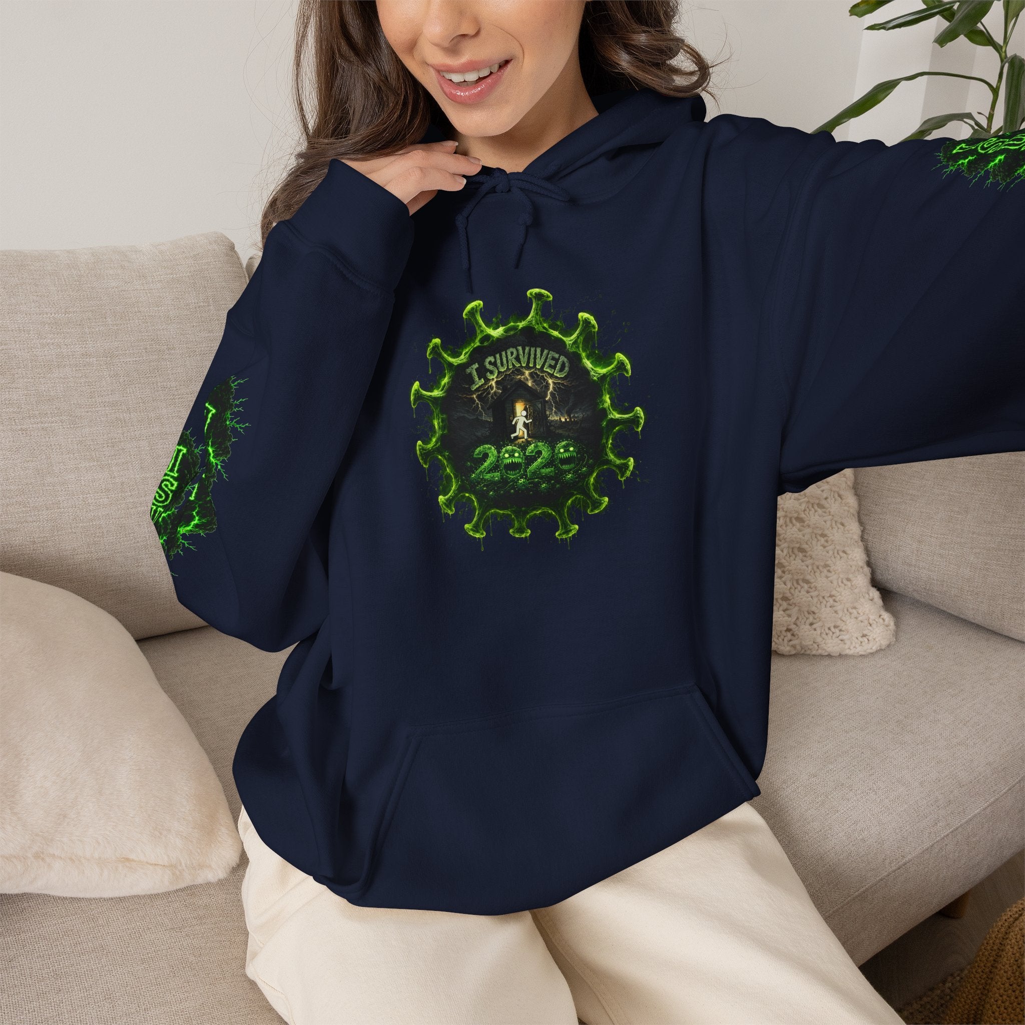 I Survived 2020 — Director's Cut S1:E1 "COVID-19: The Coronavirus" | Pandemic Edition Hoodie Sweatshirt