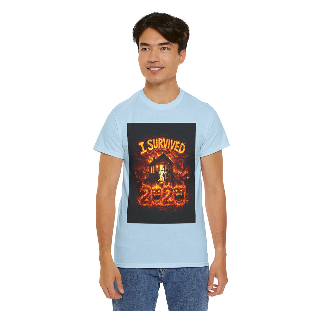 I Survived 2020 — WILDFIRES S2:E1: "Berry Creek" Memorial Unisex Heavy Cotton Tee