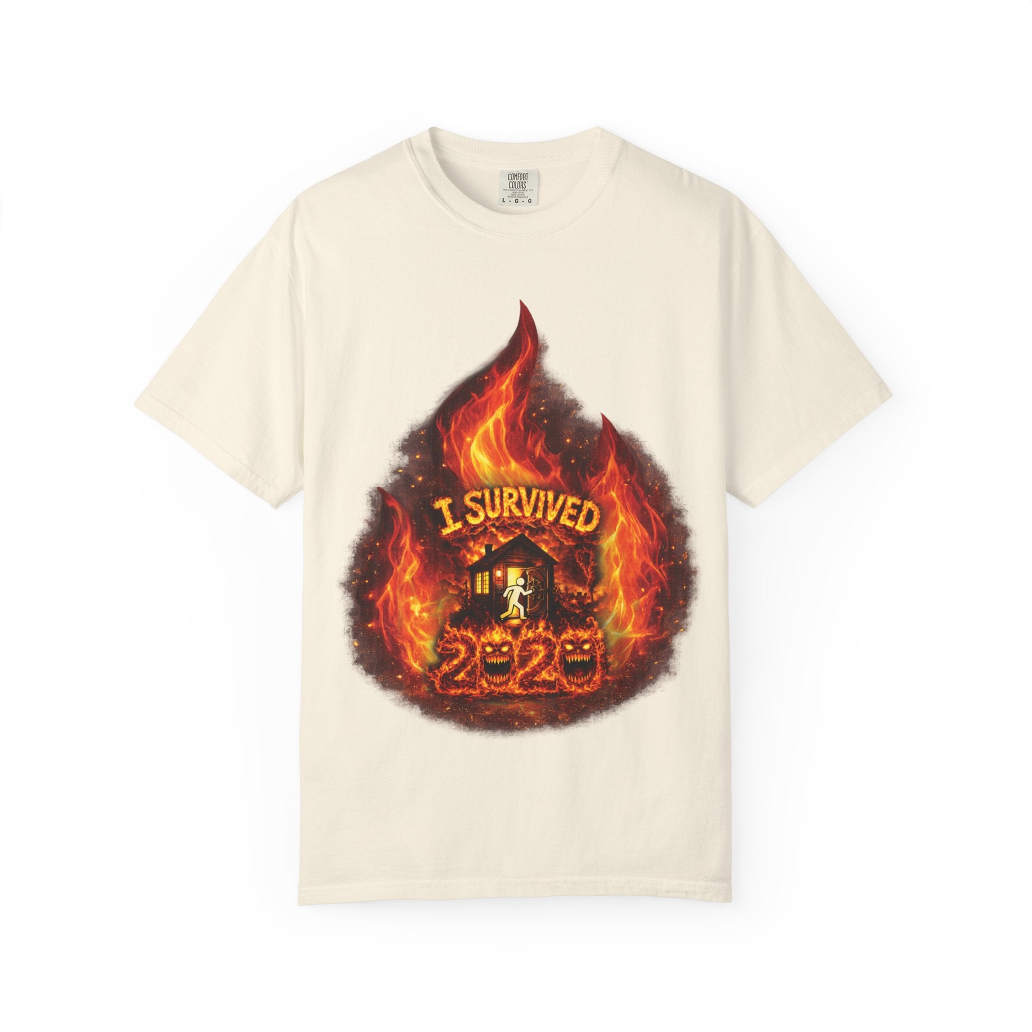 I Survived 2020 — Director's Cut S2:E3 "The California Wildfires" | Wildfire Edition Memorial Unisex Garment-Dyed T-shirt