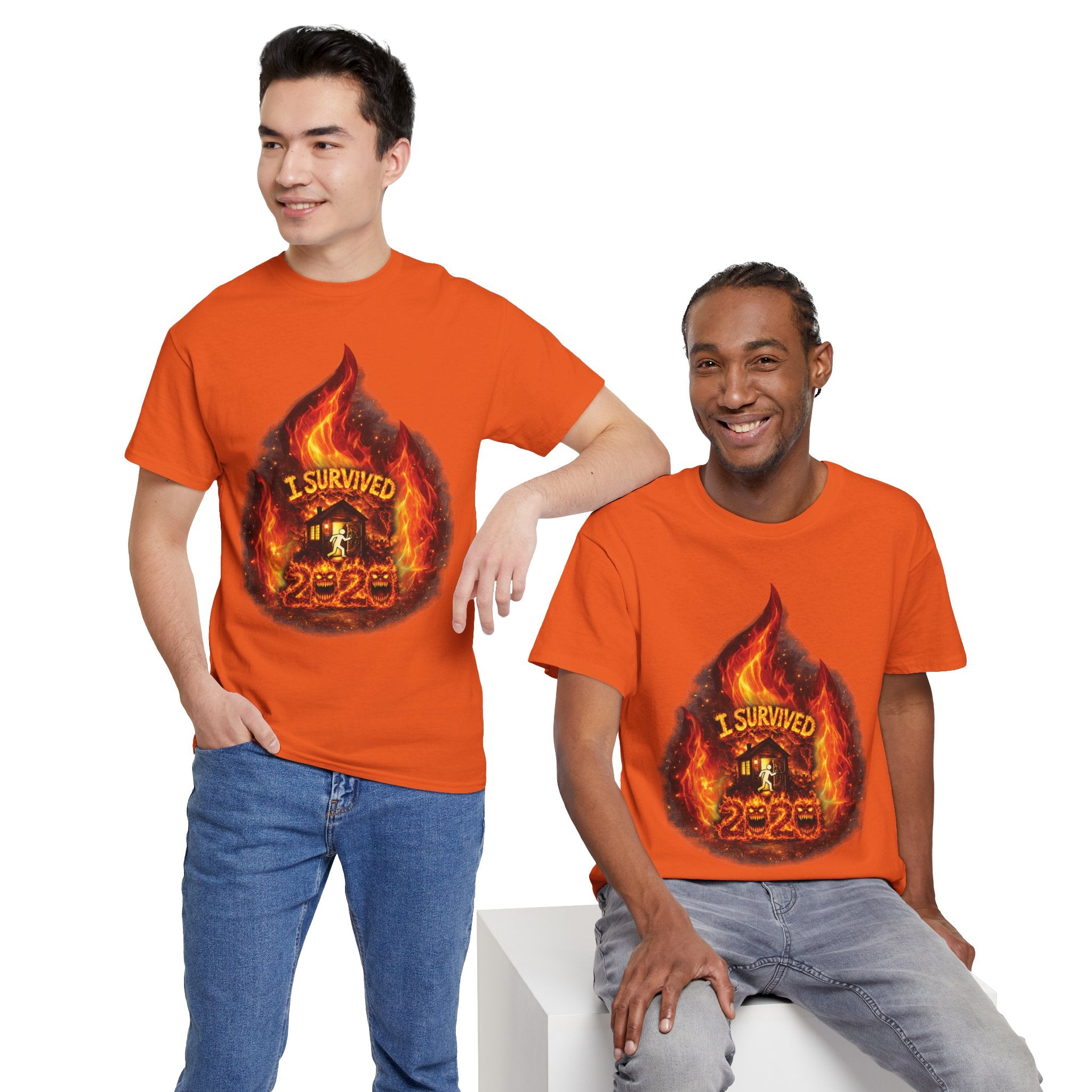 I Survived 2020 — Director's Cut S2:E1 "Berry Creek" | Wildfire Edition Memorial Unisex Heavy Cotton Tee