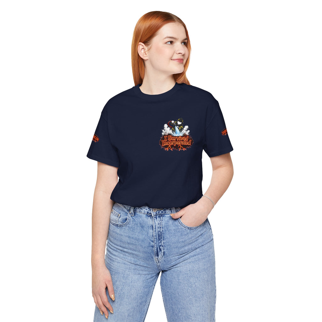 I Survived 2020 — "Please Stand By" Test Pattern Tee Wildfire Signal Special Edition Summer Premiere Unisex Jersey Short Sleeve Tee