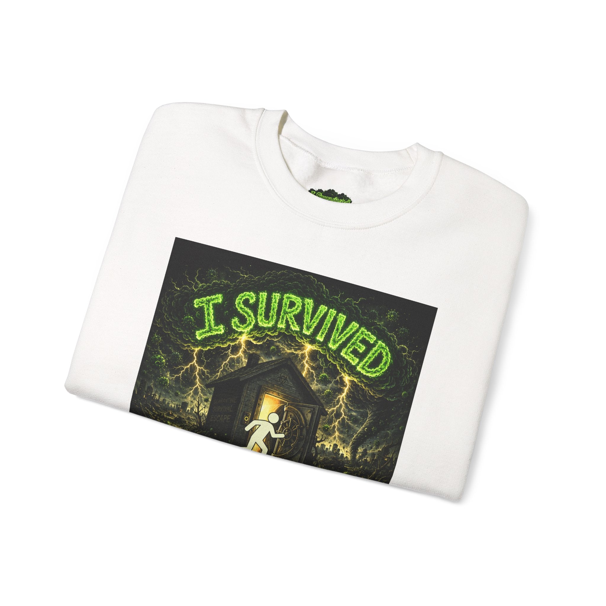 I Survived 2020 — S1:E2 "The Coming of COVID" | Pandemic Edition Unisex Heavy Blend™ Crewneck Sweatshirt