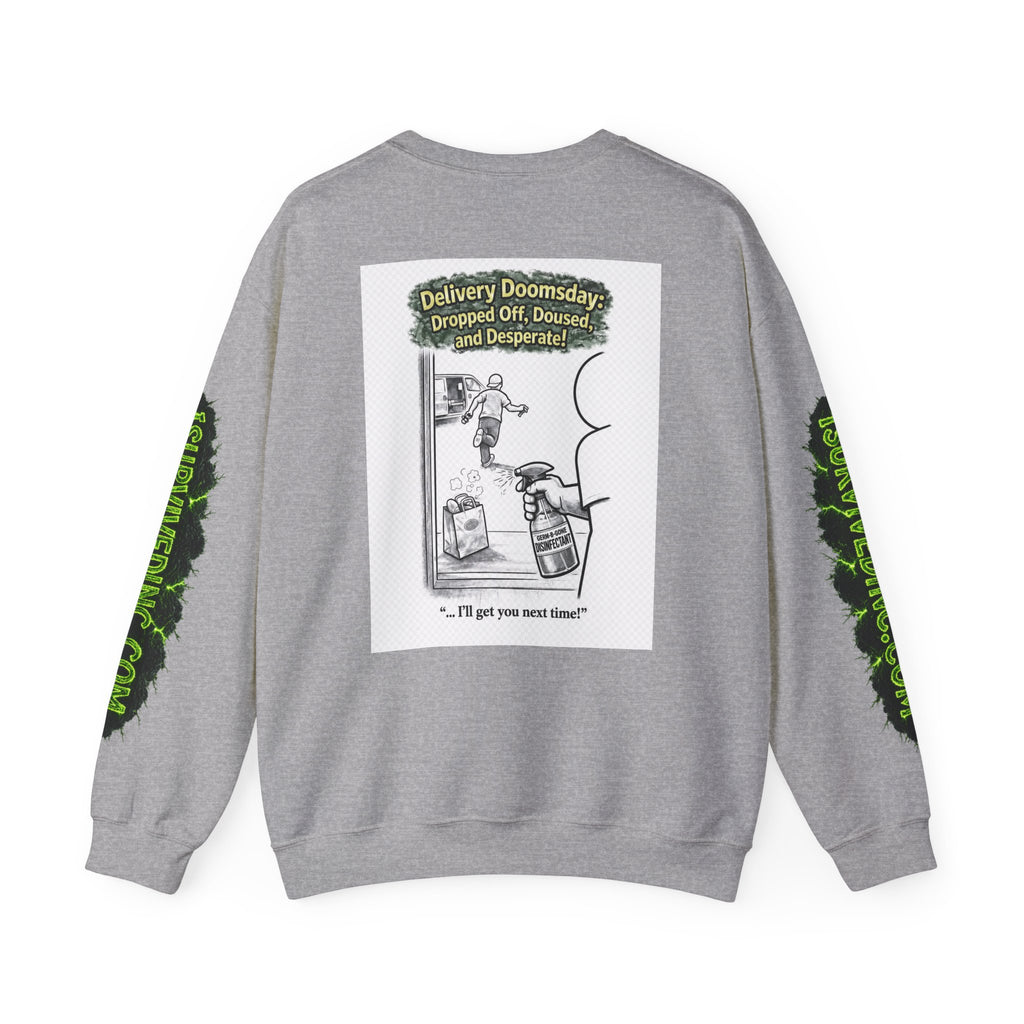 I Survived 2020 — S1:E5 "Delivery Doomsday" | Pandemic Edition Unisex Heavy Blend™ Crewneck Sweatshirt