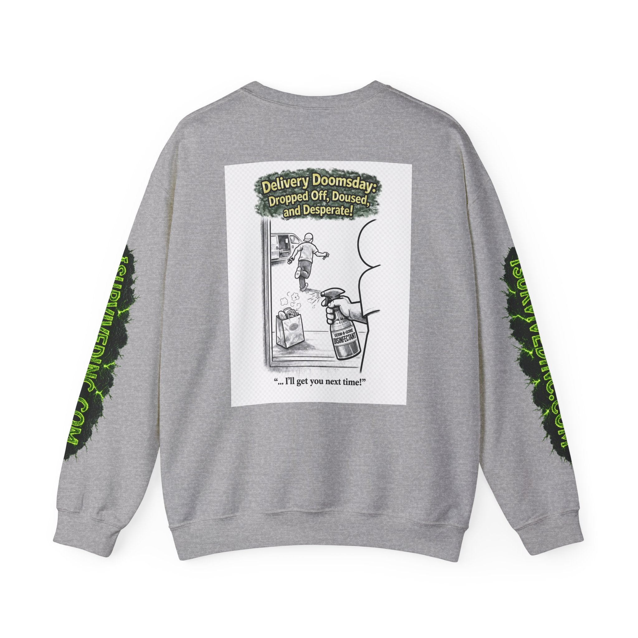 I Survived 2020 — S1:E5 "Delivery Doomsday" | Pandemic Edition Unisex Heavy Blend™ Crewneck Sweatshirt