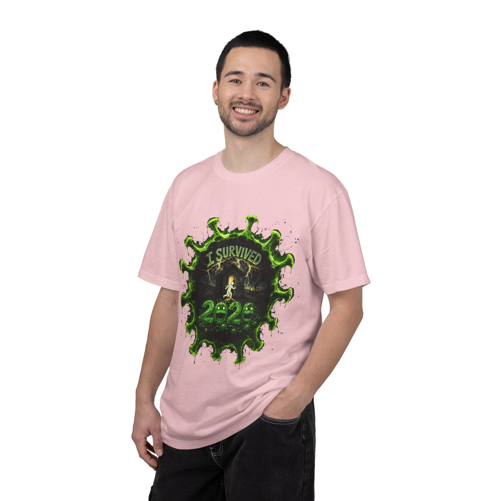 I Survived 2020 — Director's Cut S1:E5 "Delivery Doomsday" | Pandemic Edition Unisex Garment-Dyed T-shirt
