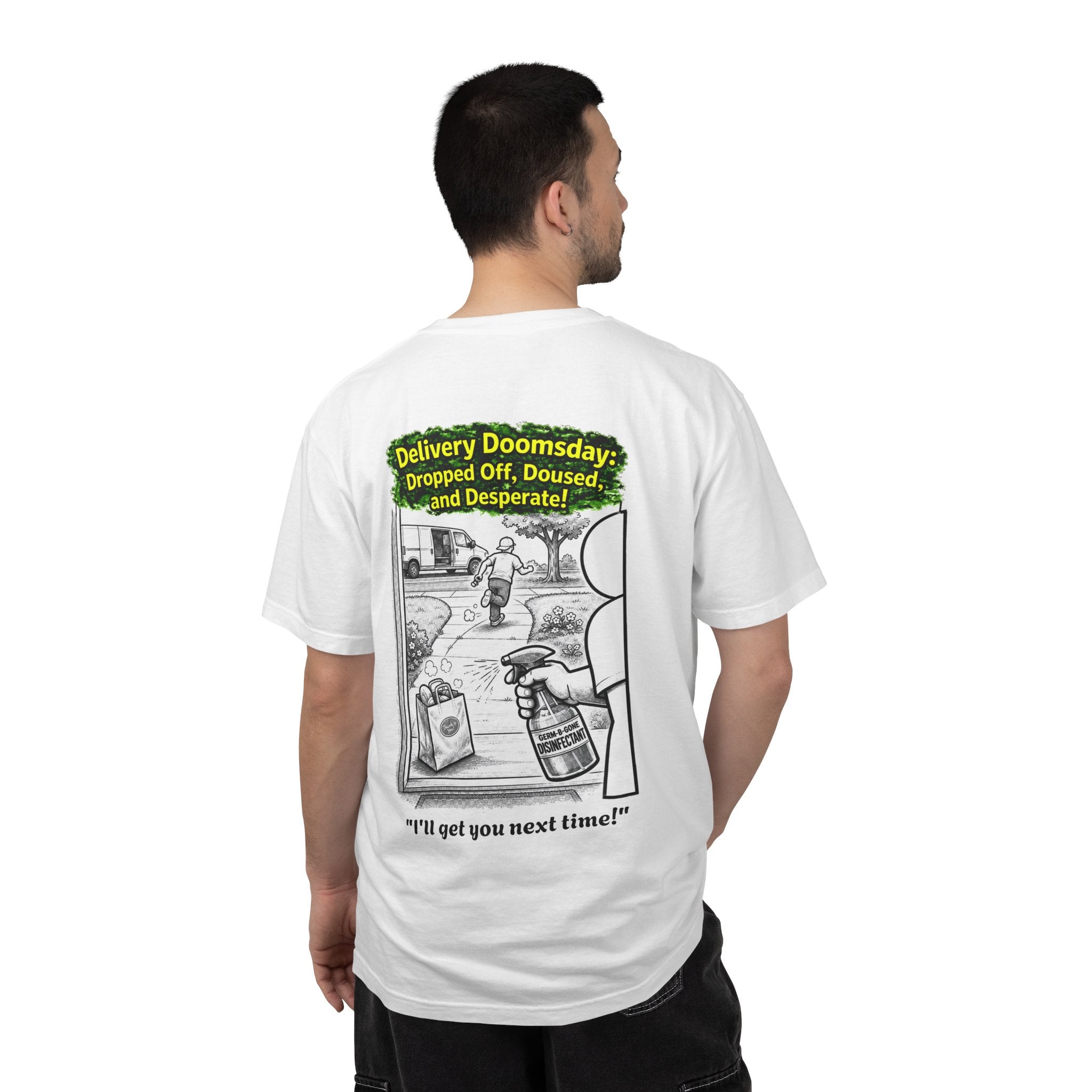 I Survived 2020 — PANDEMIC S1:E5: Director's Cut "Delivery Doomsday" Unisex Garment-Dyed T-shirt