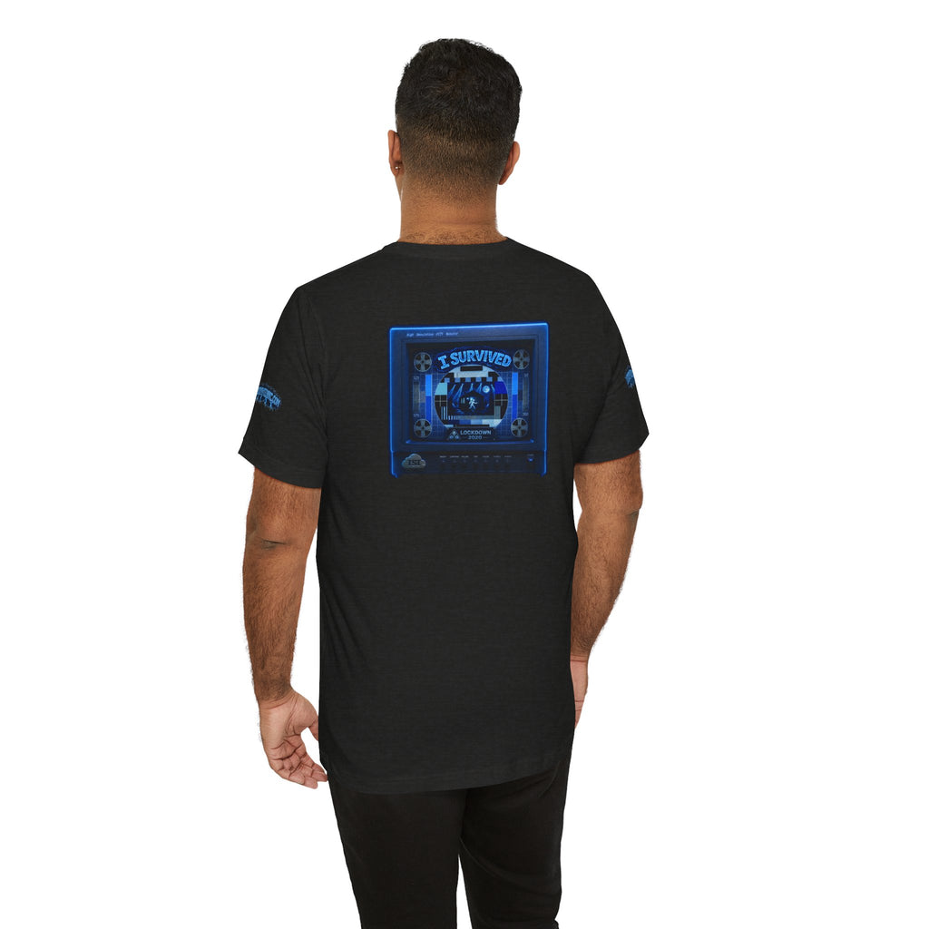 I Survived 2020 — "Please Stand By" Test Pattern Tee Lockdown Special Edition Summer Exclusive Unisex Jersey Short Sleeve Tee