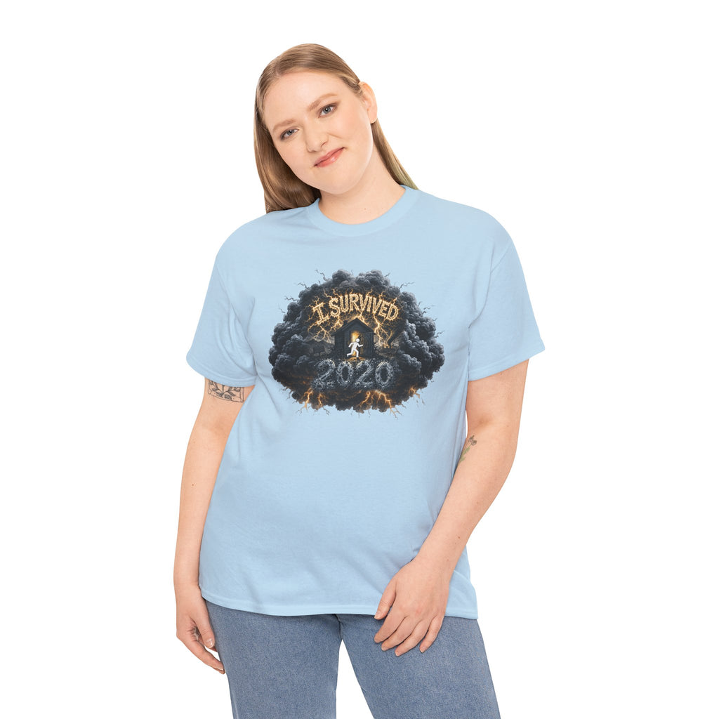 I Survived 2020 — Director's Cut Original Design Teaser Tee | Season 1 Premiere Drop Unisex Heavy Cotton Tee