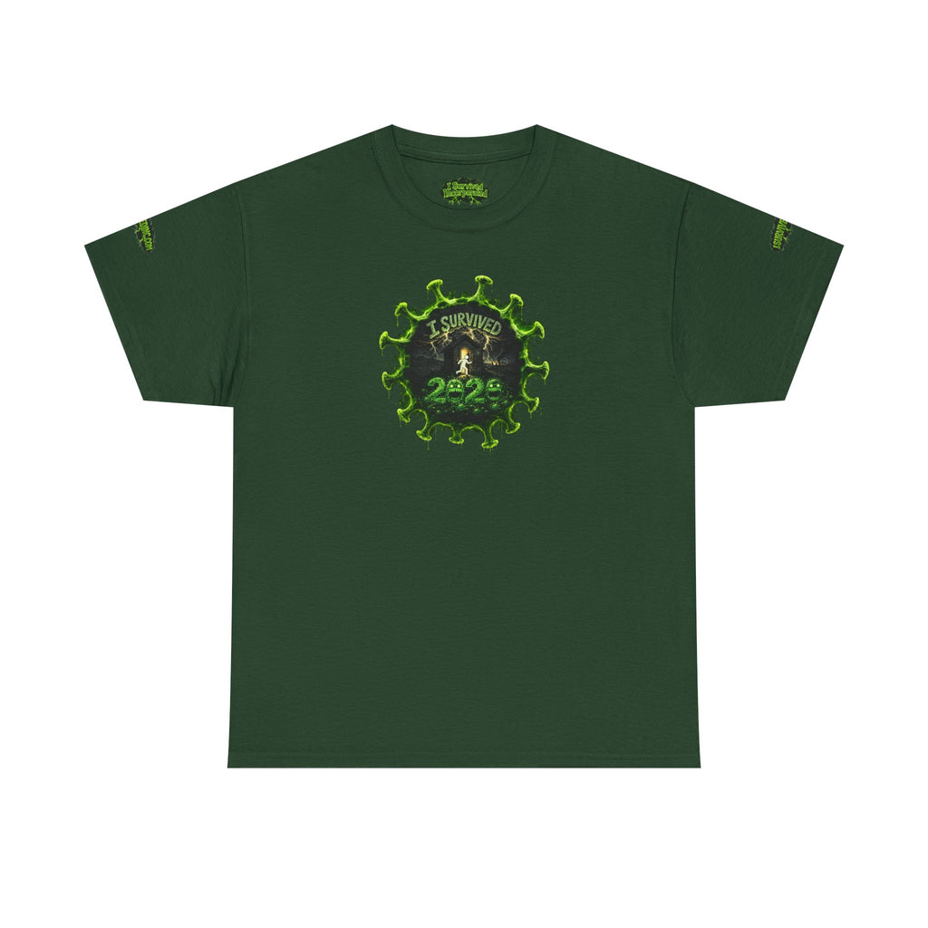 I Survived 2020 — PANDEMIC S1:E3: Director's Cut Special Edition "The Jab!" Unisex Heavy Cotton Tee