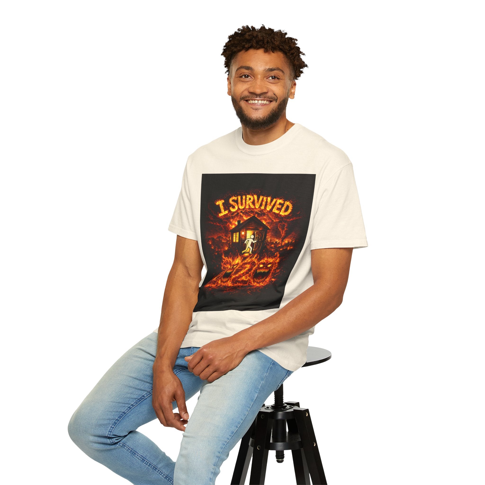 I Survived 2020 — S2:E4 "Western U.S. Wildfire Season" | Mid-Season Finale Pt. 1 | Wildfire Edition Memorial Unisex Garment-Dyed T-shirt