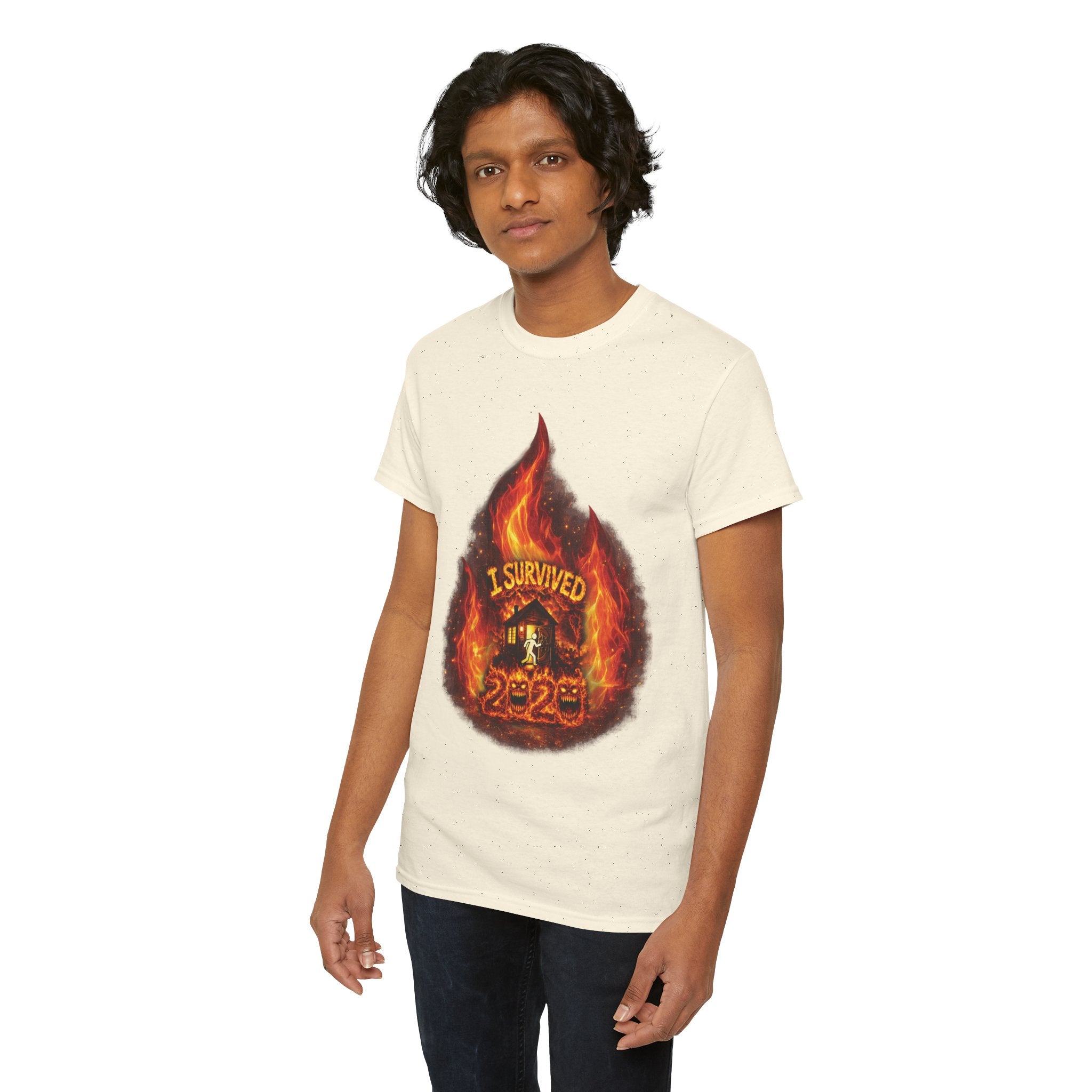 I Survived 2020 — Director's Cut S2:E1 "Berry Creek" | Wildfire Edition Memorial Unisex Heavy Cotton Tee