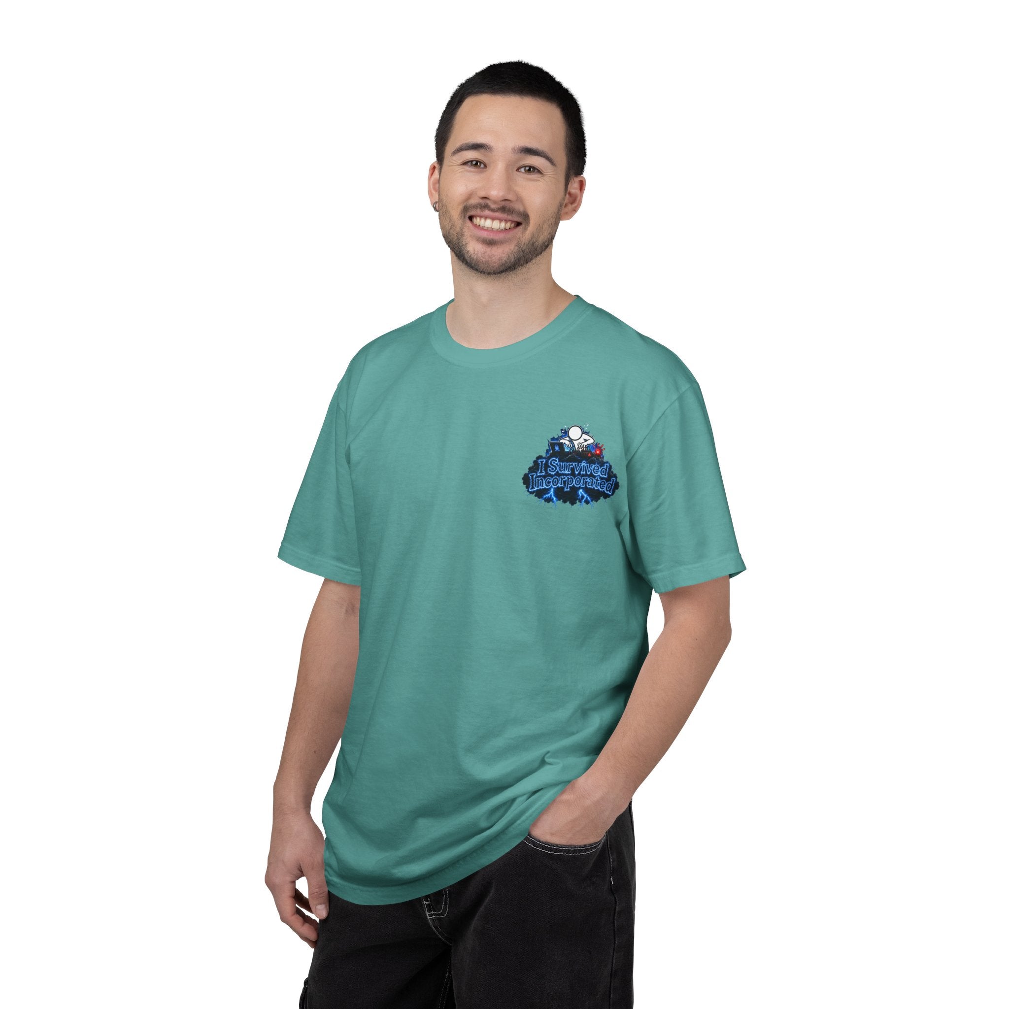 I Survived 2020 — "Please Stand By" Test Pattern Tee Lockdown Special Edition Summer Exclusive Unisex Garment-Dyed T-shirt