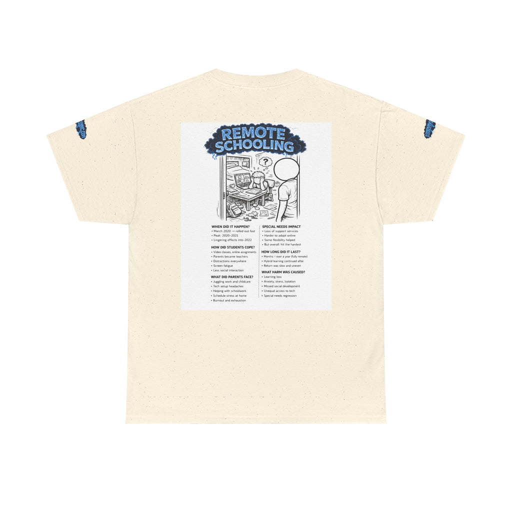 I Survived 2020 — S3:E3 "Remote Schooling" | Lockdown Edition Documentary Unisex Heavy Cotton Tee (SPECIAL EDITION)