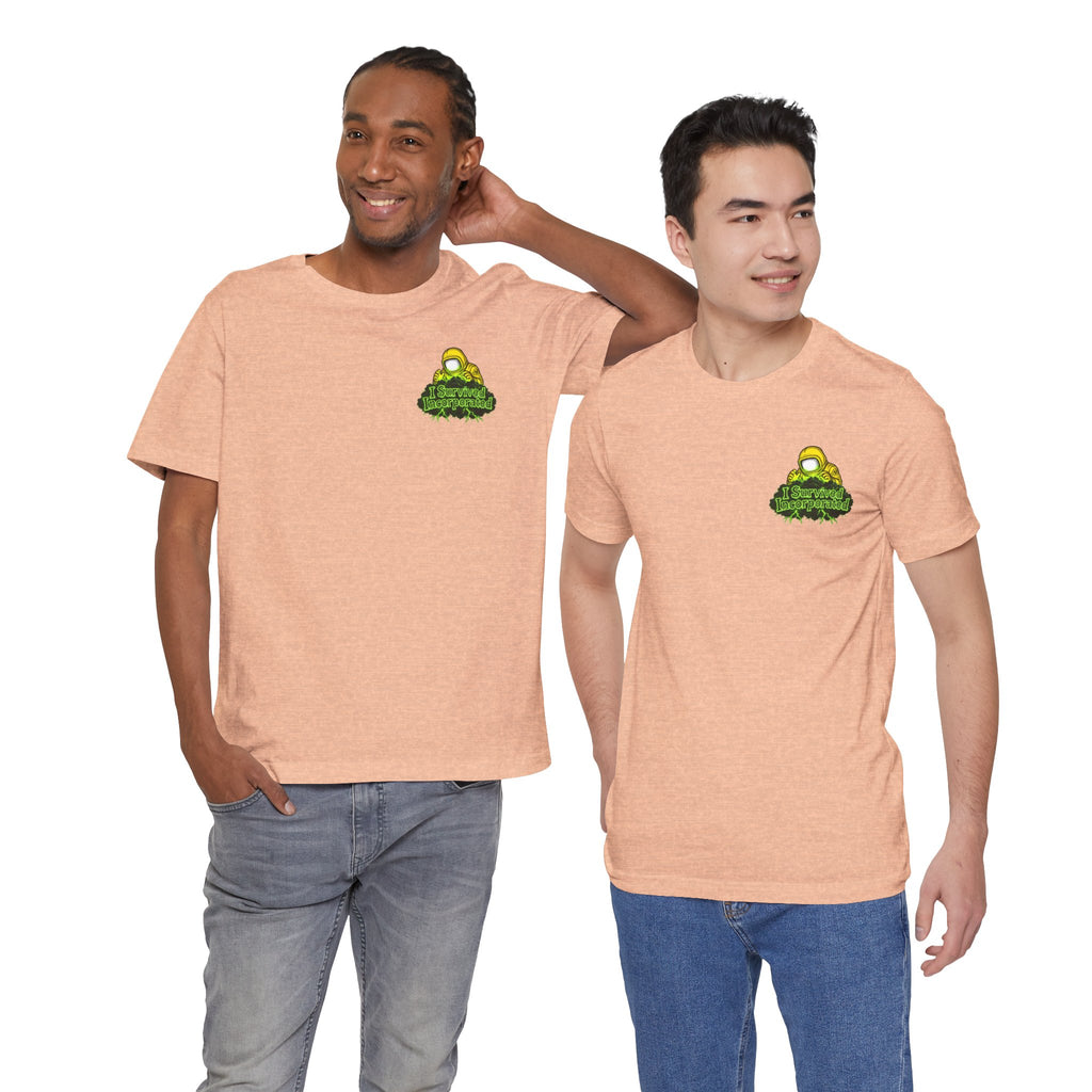 I Survived 2020 — "Please Stand By" Test Pattern Toxic Signal Tee Summer Premiere Unisex Jersey Short Sleeve Tee