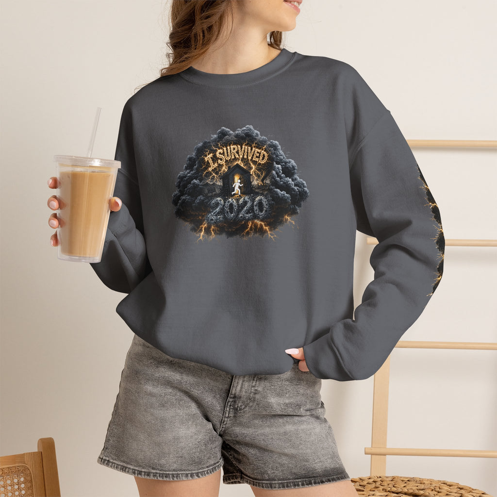 I Survived 2020 — Original PILOT Design: Director's Cut Special Edition Unisex Heavy Blend™ Crewneck Sweatshirt