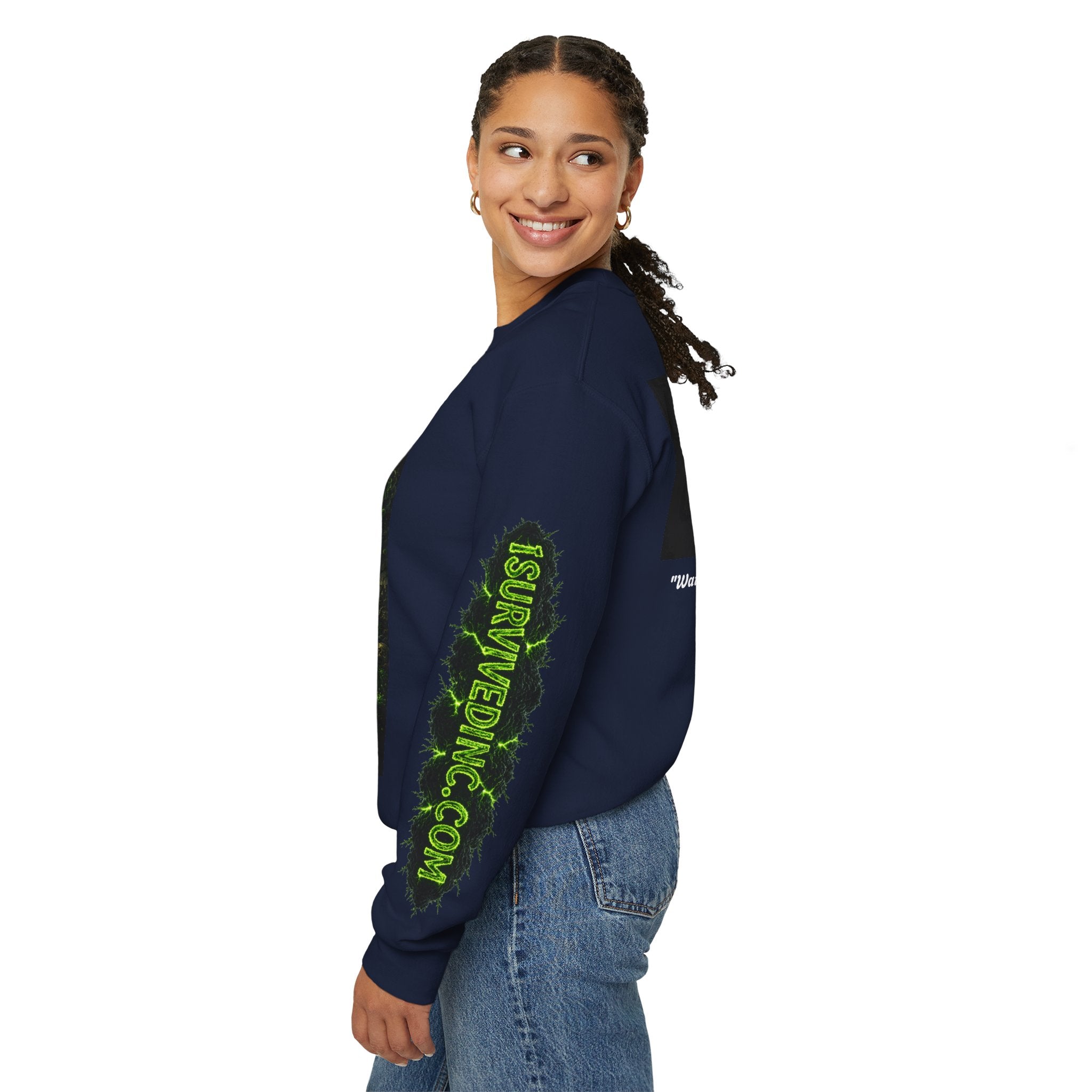 I Survived 2020 — S1:E3 "The Jab!" | Pandemic Edition Unisex Heavy Blend™ Crewneck Sweatshirt