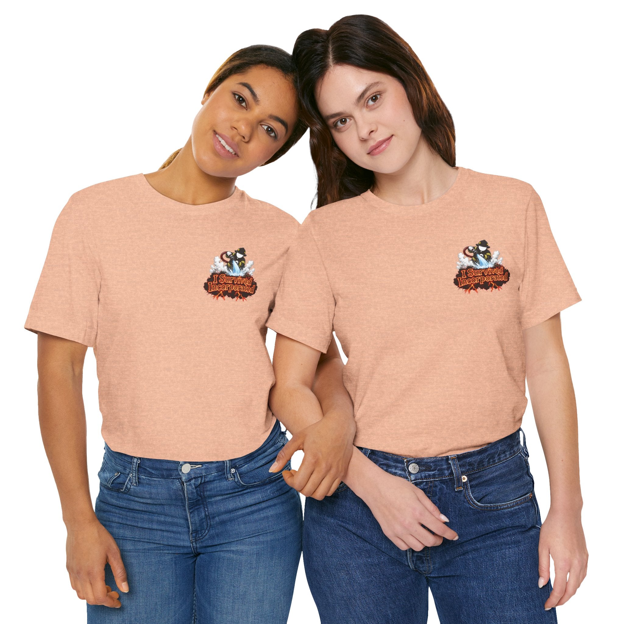 I Survived 2020 — "Please Stand By" Test Pattern Tee Wildfire Signal Edition Summer Premiere Unisex Jersey Short Sleeve Tee