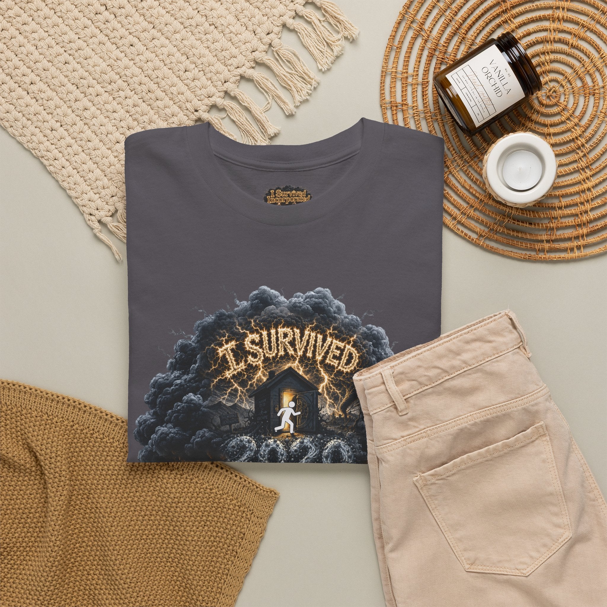 I Survived 2020 —  Deriector's Cut Original Design Teaser Tee | Season 1 Premiere Drop Unisex Heavy Cotton Tee