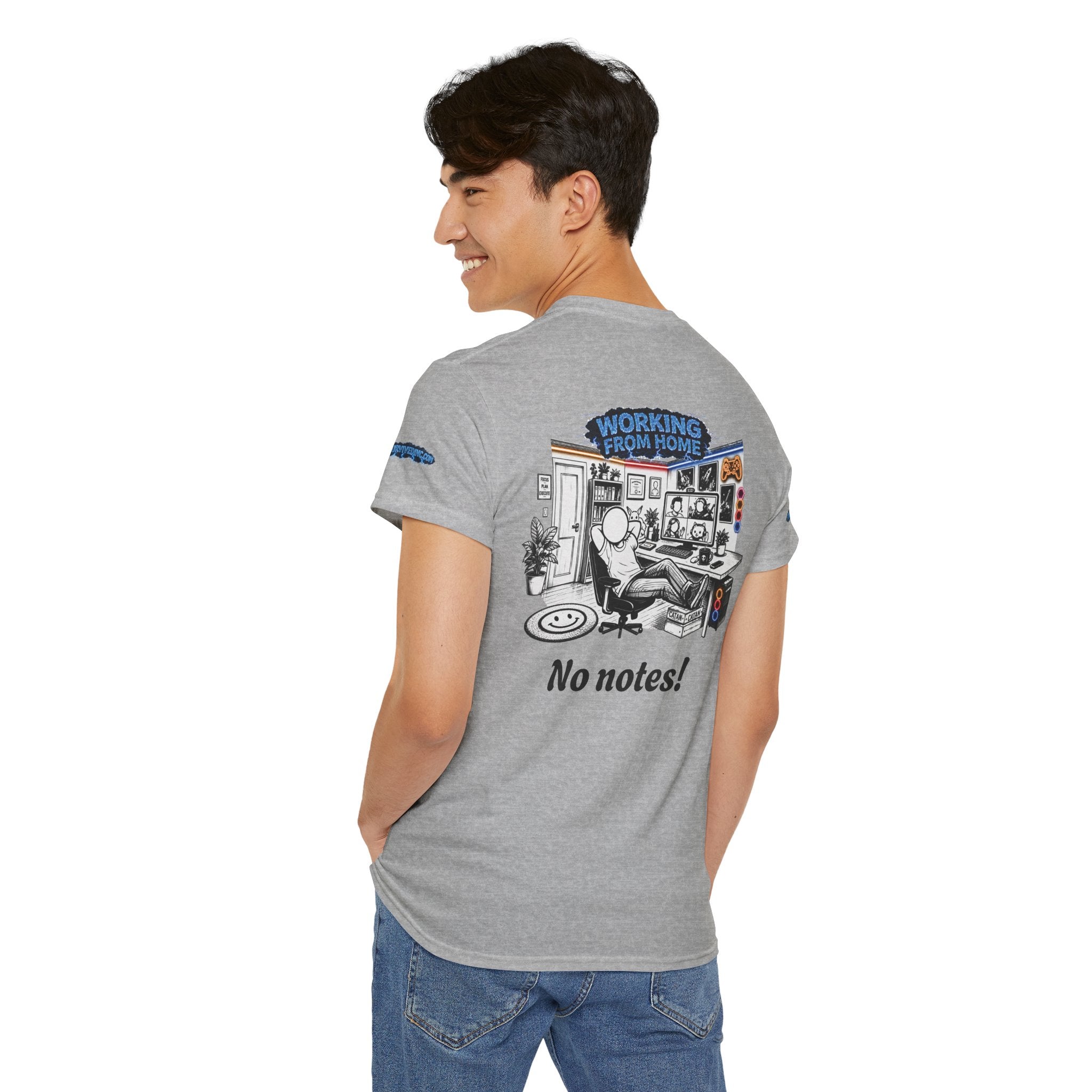 I Survived 2020 — LOCKDOWN S3:E4: Special Edition "Working From Home" Unisex Heavy Cotton Tee