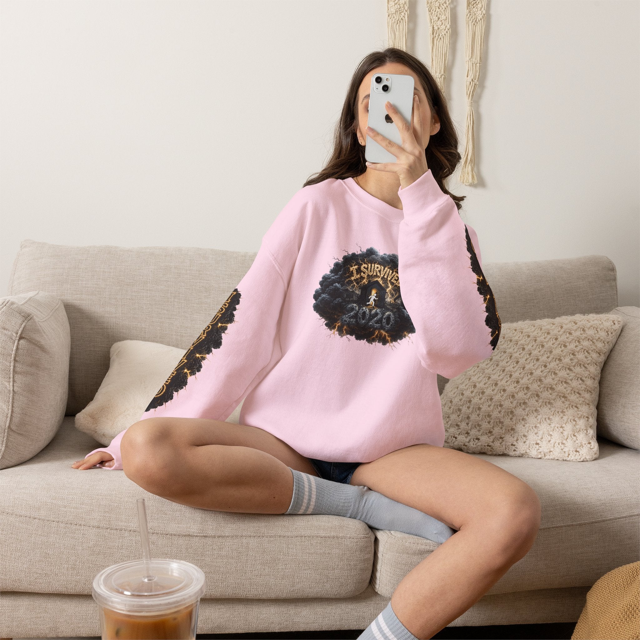 I Survived 2020 — Original PILOT Design: Director's Cut Special Edition Unisex Heavy Blend™ Crewneck Sweatshirt