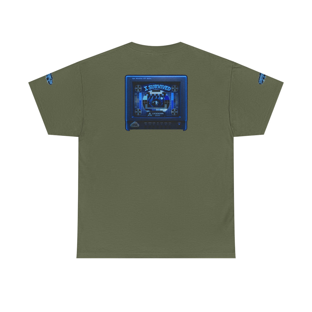 I Survived 2020 — "Please Stand By" Test Pattern Tee Lockdown Special Edition Summer Exclusive Unisex Heavy Cotton Tee