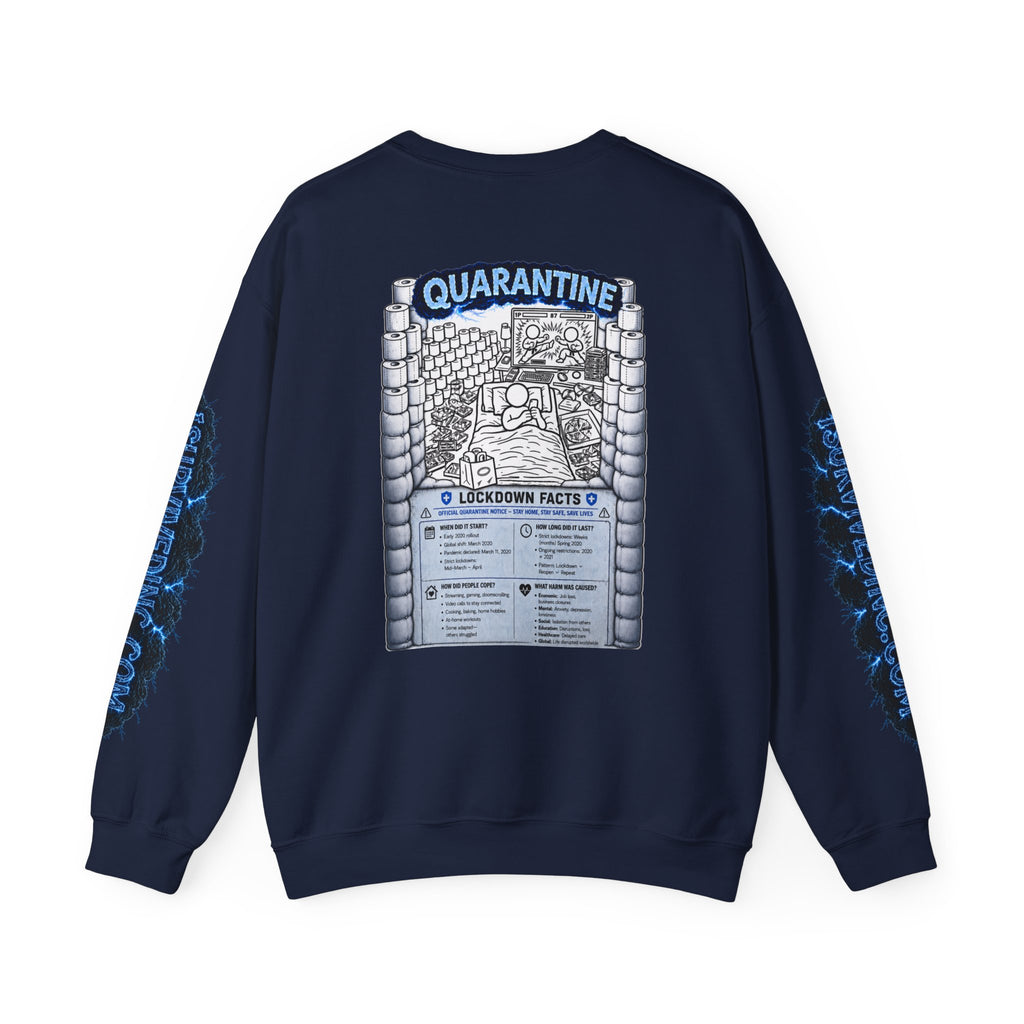 I Survived 2020 — LOCKDOWN S3:E1: "Quarantine" Unisex Heavy Blend™ Crewneck Sweatshirt