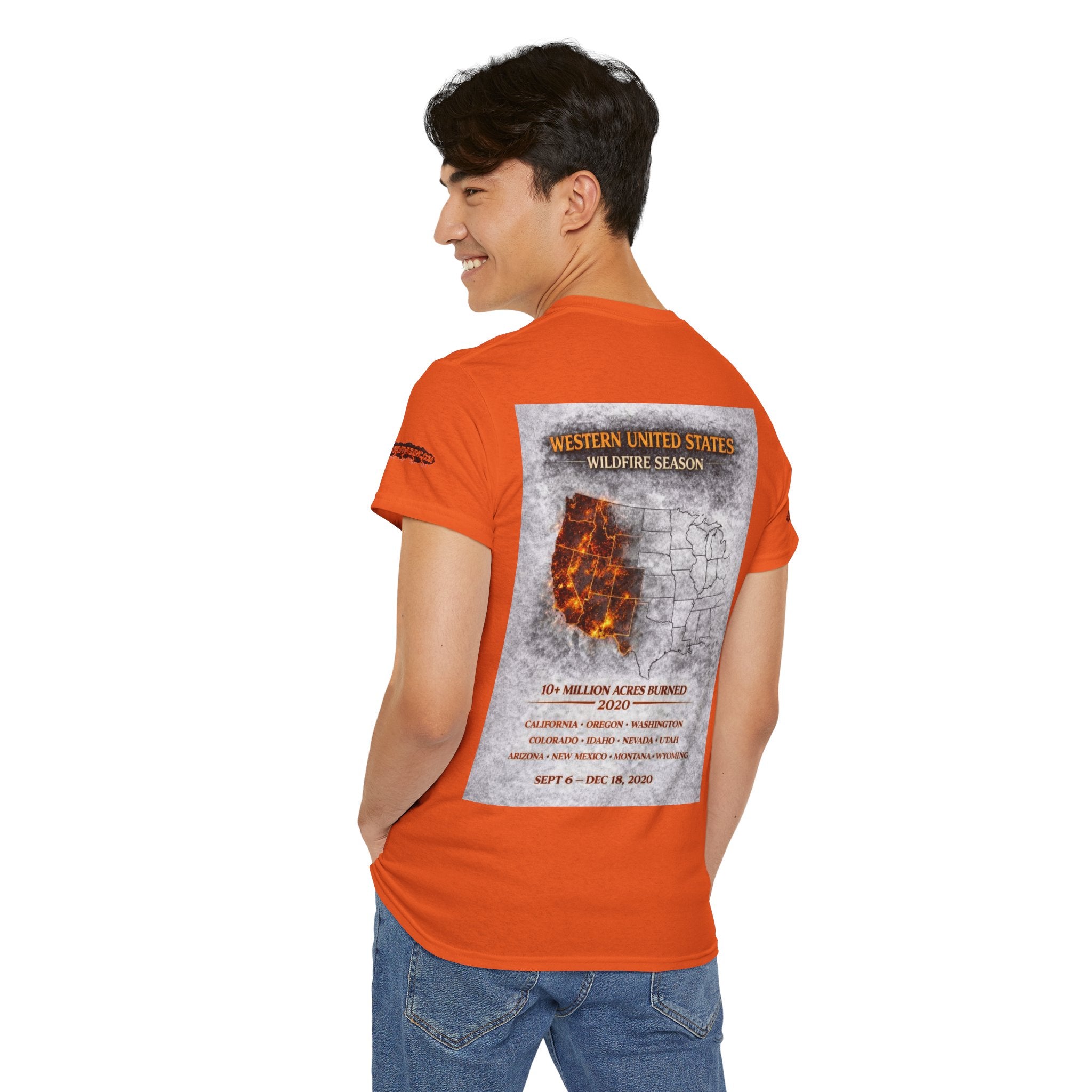 I Survived 2020 — S2:E4 "Western U.S. Wildfire Season" | Mid-Season Finale Pt. 1 | Wildfire Edition Memorial Unisex Heavy Cotton Tee (SPECIAL EDITION)