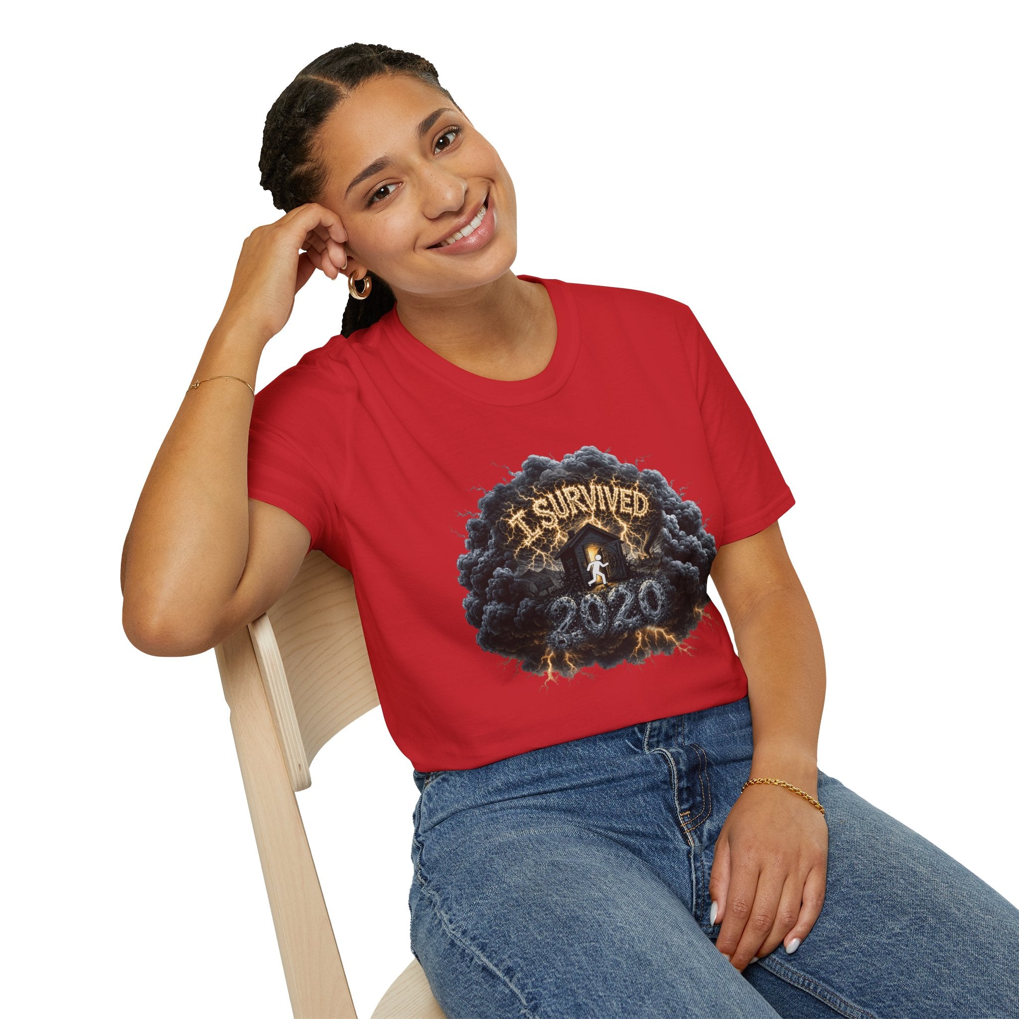 I Survived 2020 — Director's Cut Original Design Teaser Tee | Season 1 Premiere Drop Unisex Softstyle T-Shirt