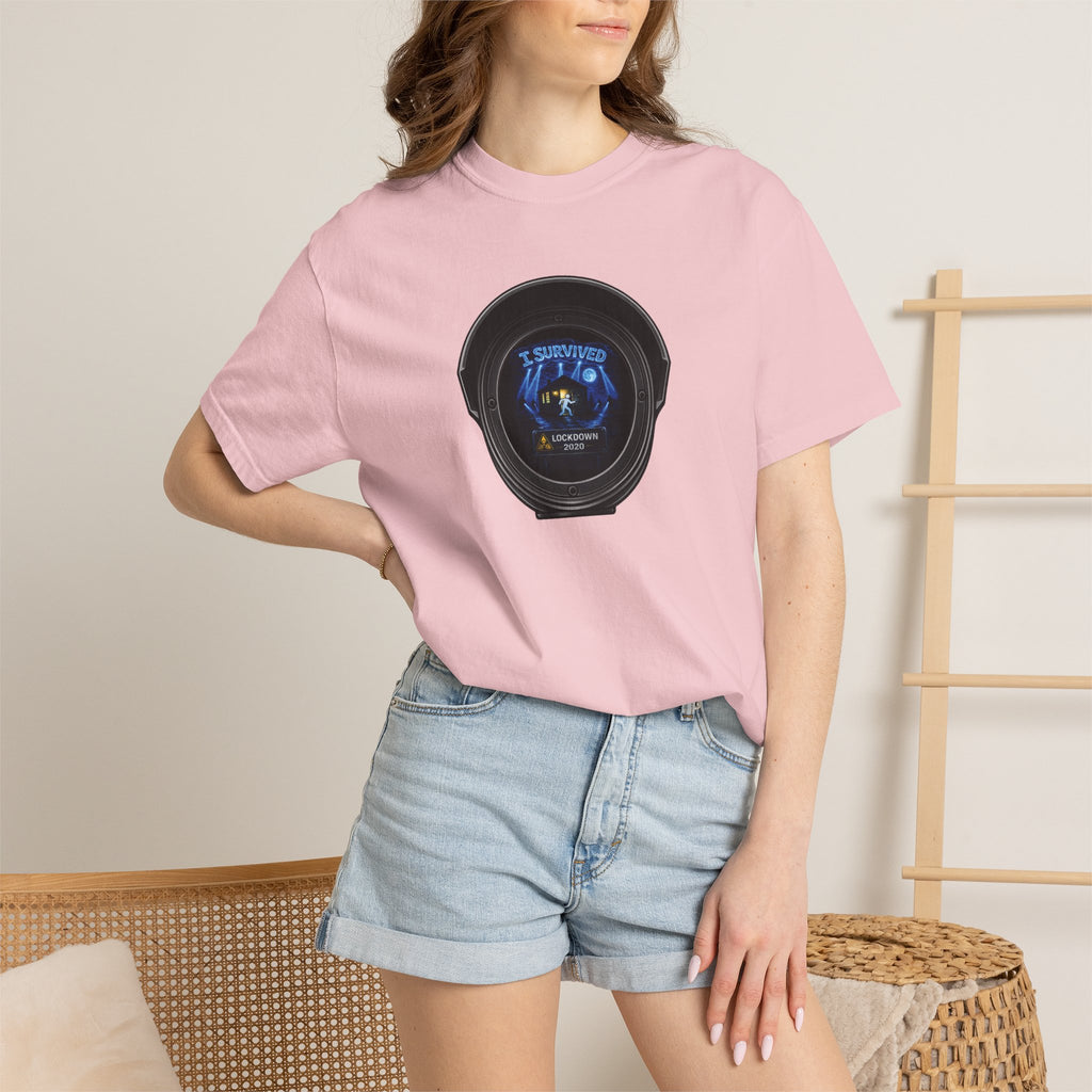 I Survived 2020 —  LOCKDOWN S3:E1: Director's Cut "Quarantine" Unisex Garment-Dyed T-shirt